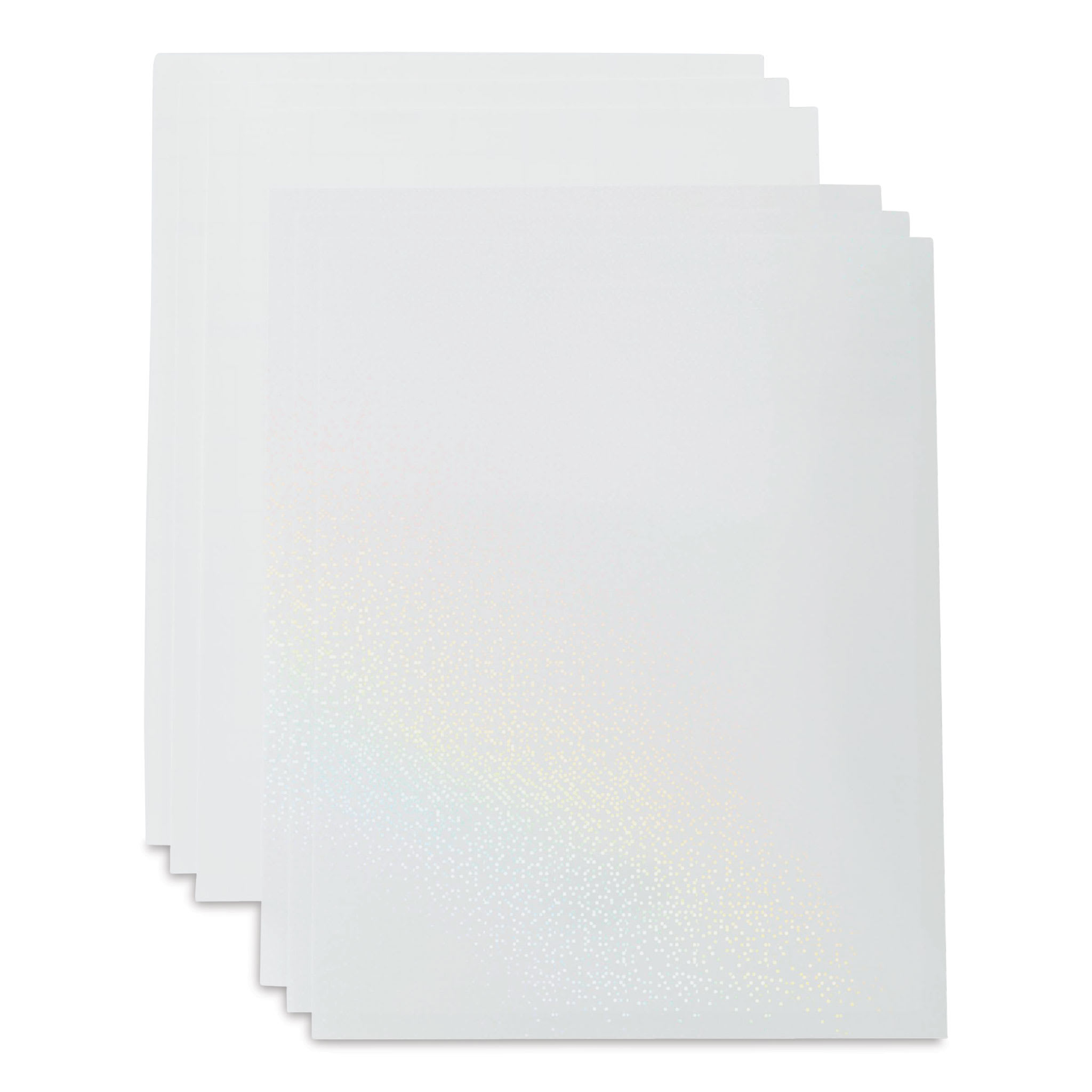 Cricut Die Cutting Printable Waterproof Holographic Sticker Set, Clear (2010350)