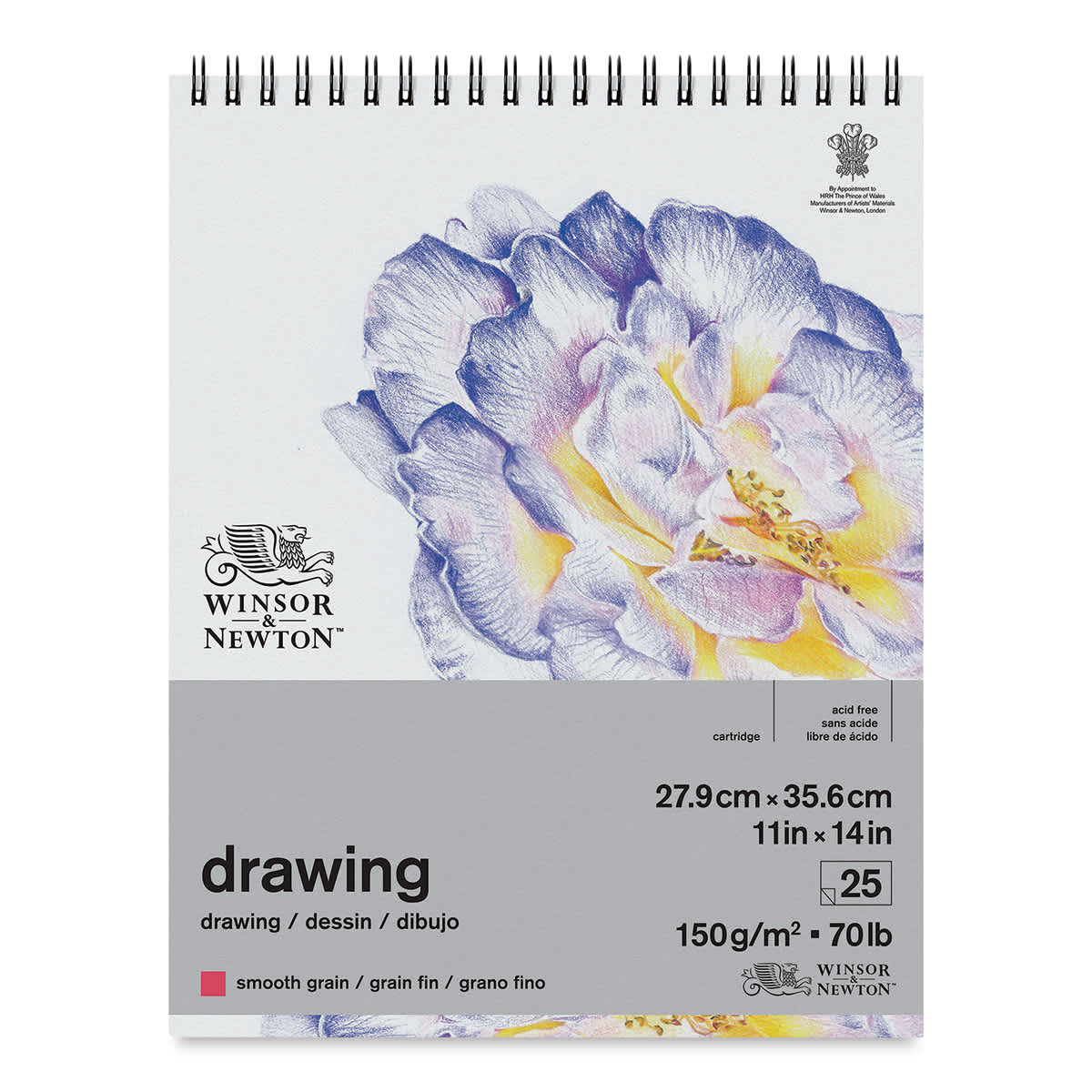 Winsor & Newton Drawing Pad - 11" x 14", Smooth