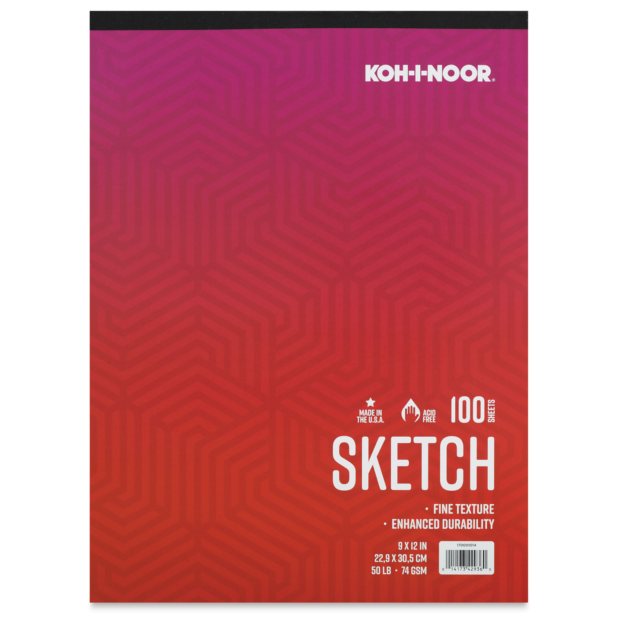 Koh-I-Noor Sketch Pad - 9" x 12", Tapebound, 100 Sheets