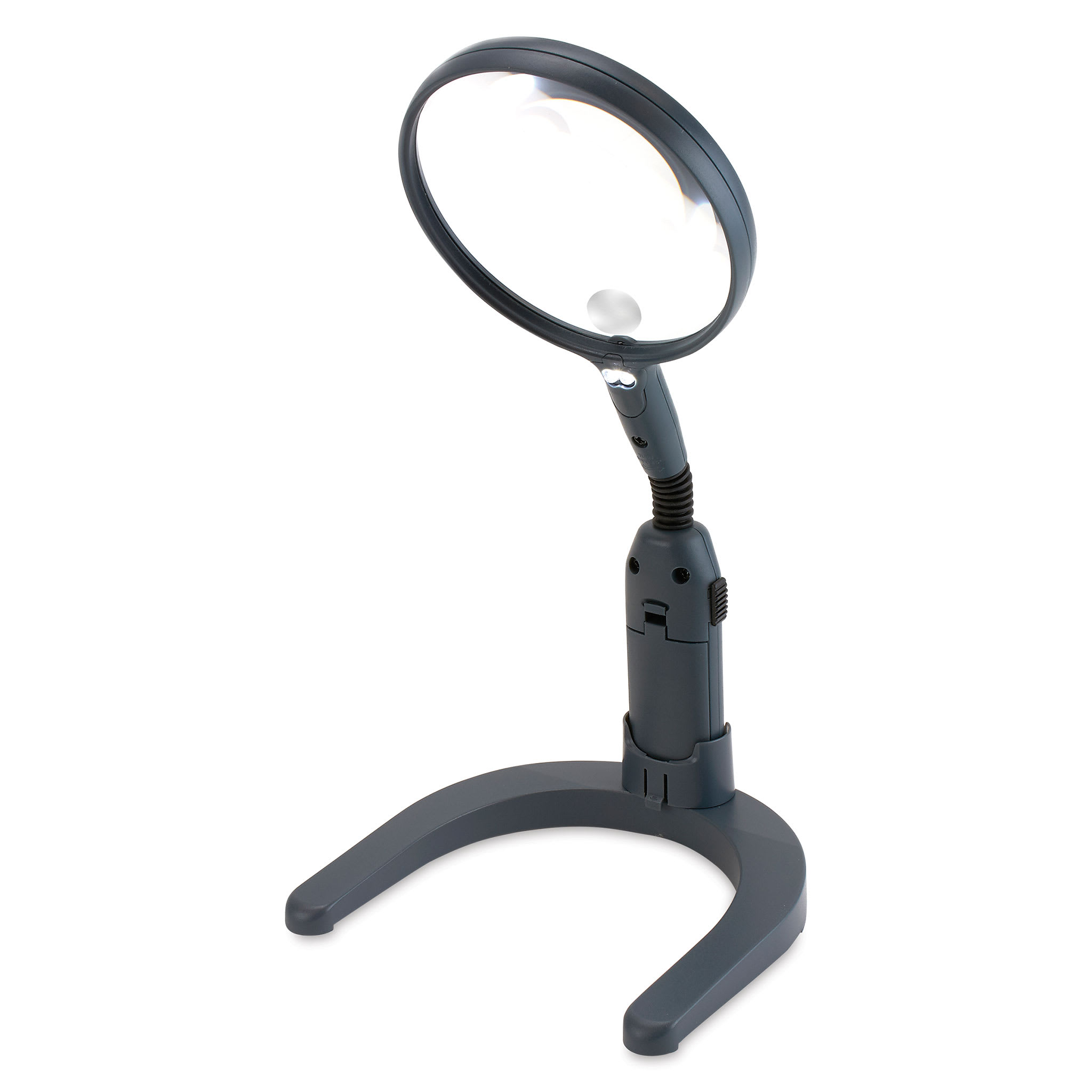 Carson Optical MagniLamp LED 2x Desktop Magnifier w/Light, Black (CSNGN55) | Quill