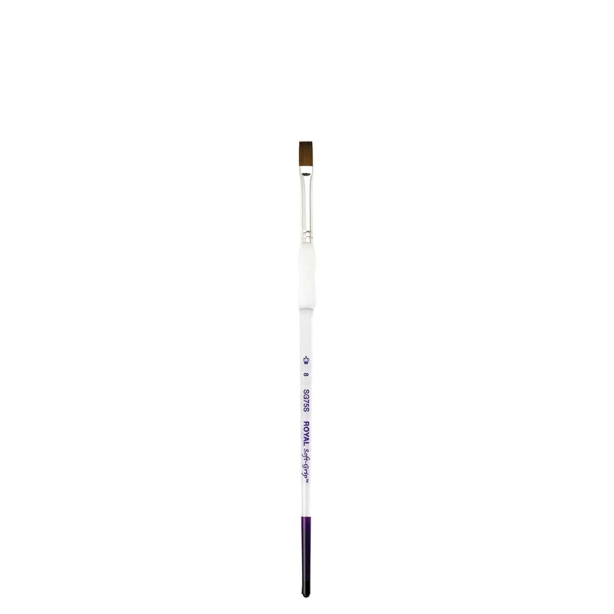 Royal & Langnickel® Soft-Grip™ Synthetic Sable Shader Brush Paint in White | 8