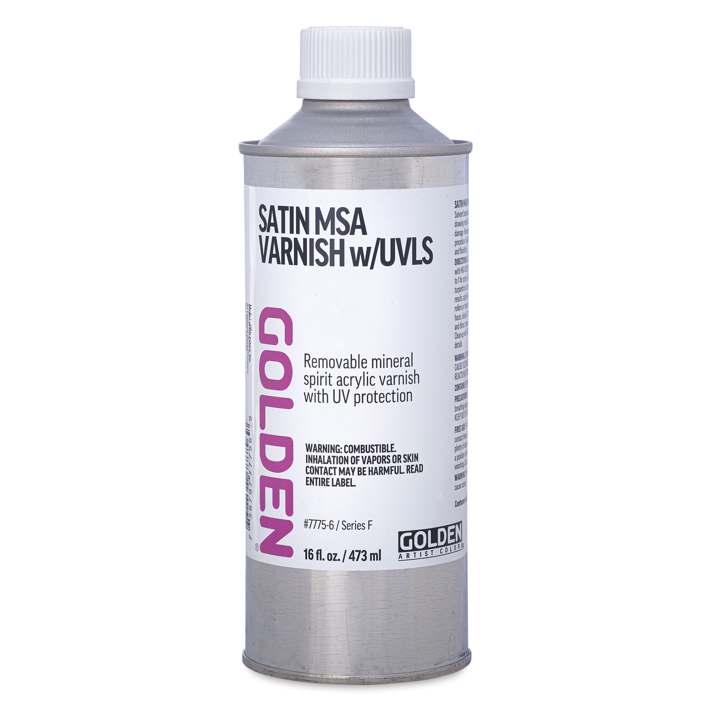 Golden MSA Varnish with UVLS - Satin, 16 oz