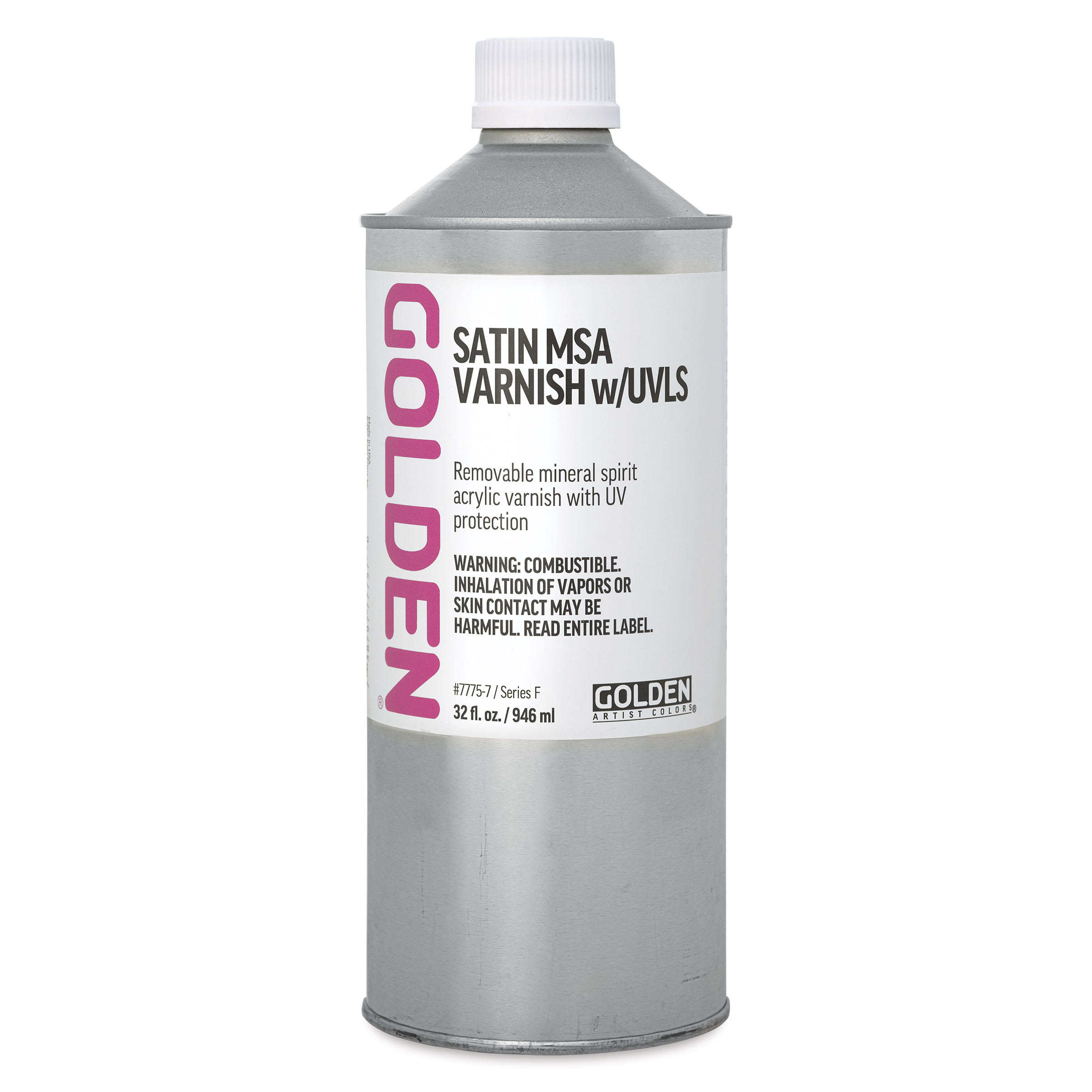 Golden MSA Varnish with UVLS - Satin, 32 oz