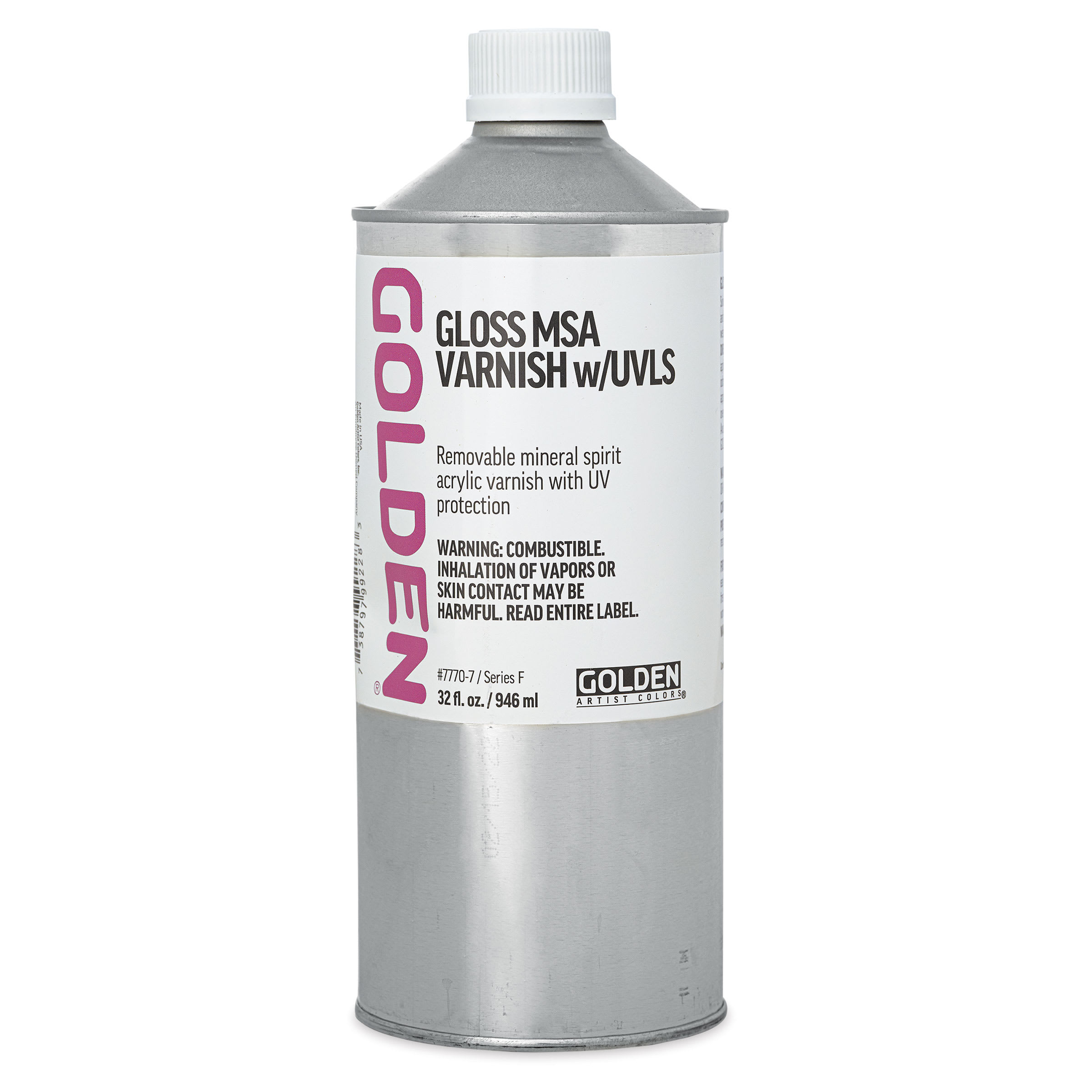 Golden MSA Varnish with UVLS - Gloss, 32 oz