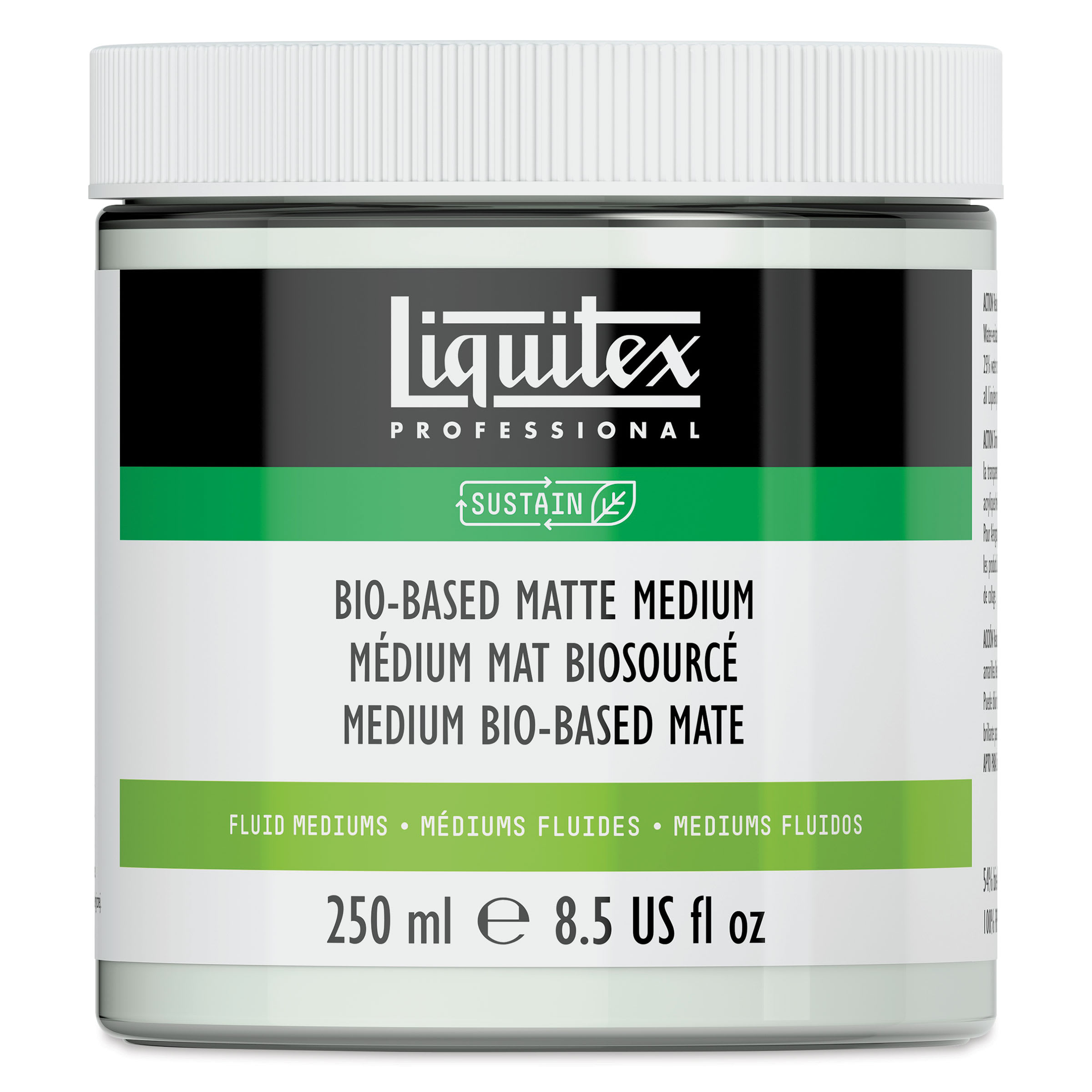 Liquitex Bio-Based Acrylic Fluid Medium - Matte Medium, 250 ml
