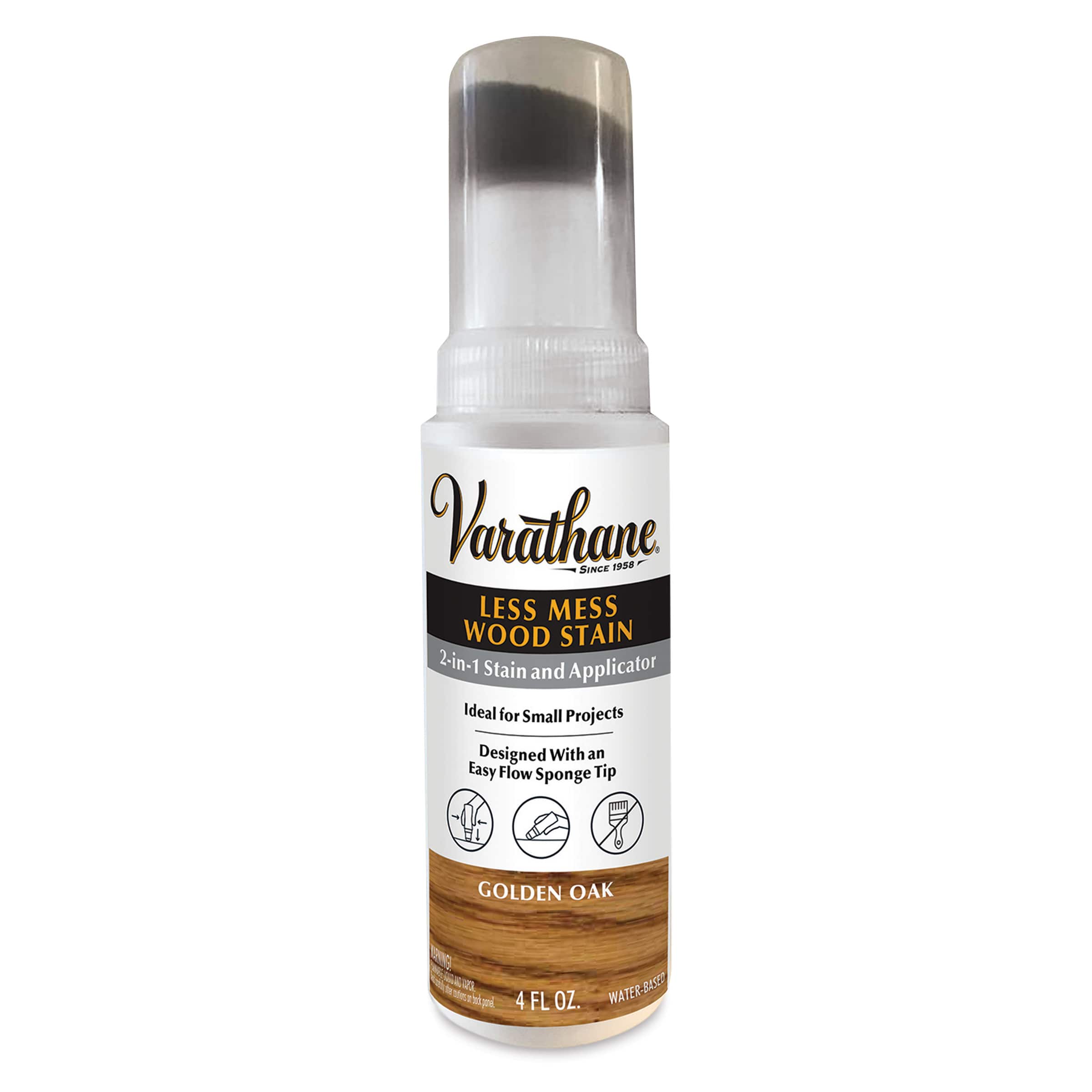 Varathane Less Mess Wood Stain - Golden Oak, 4 oz