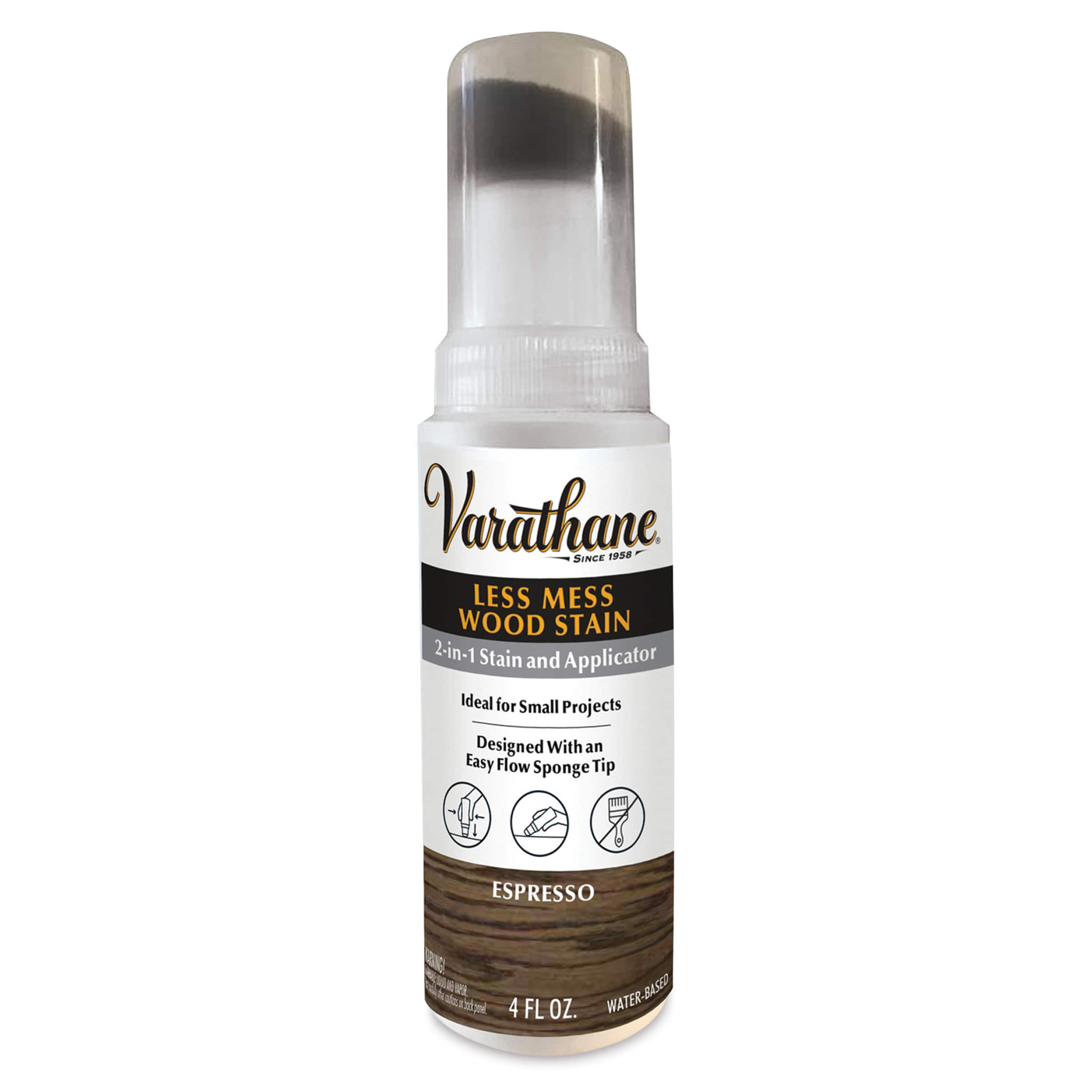 Varathane Less Mess Wood Stain - Espresso, 4 oz