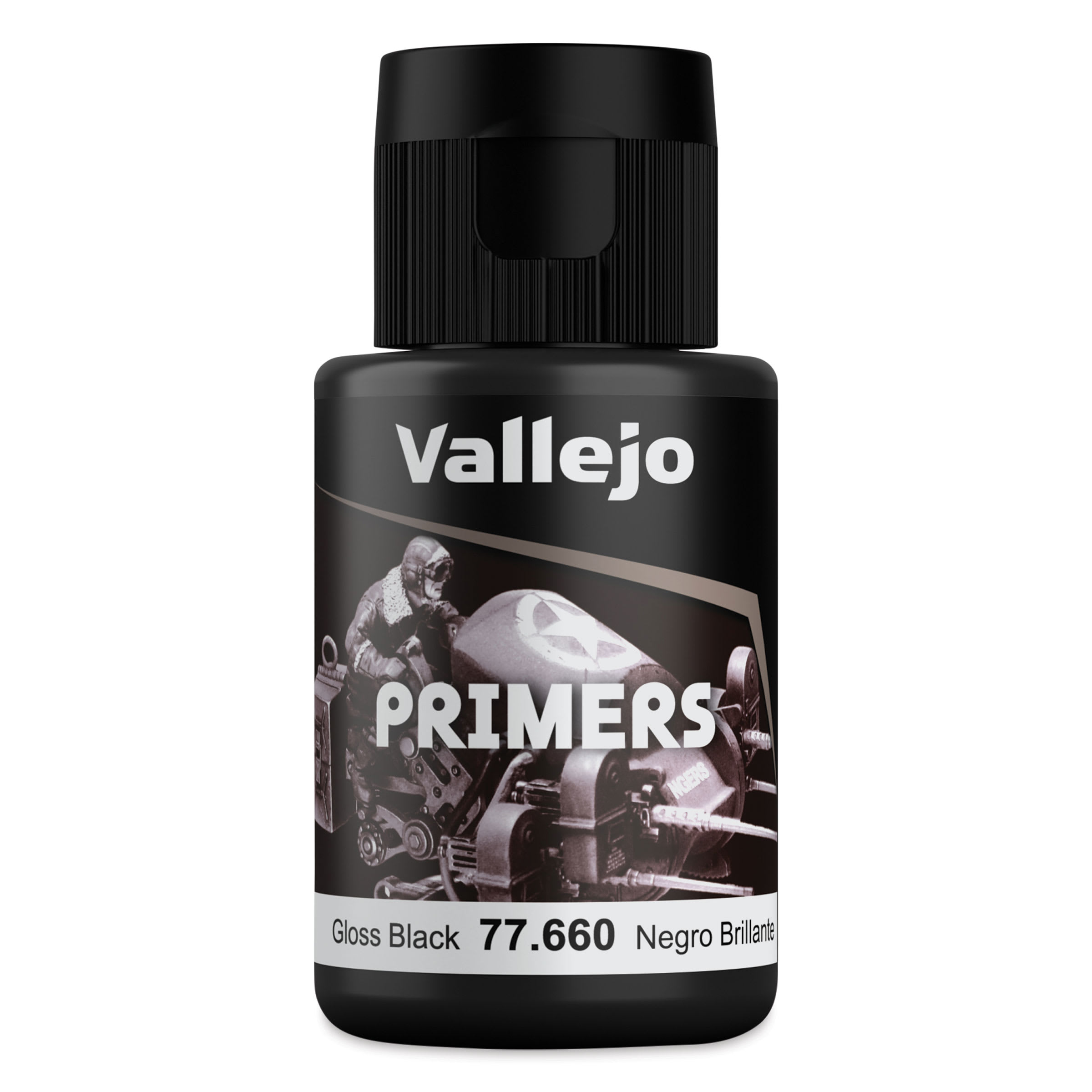VJP77660 32 ml Gloss Black Primer Metal Color Paint