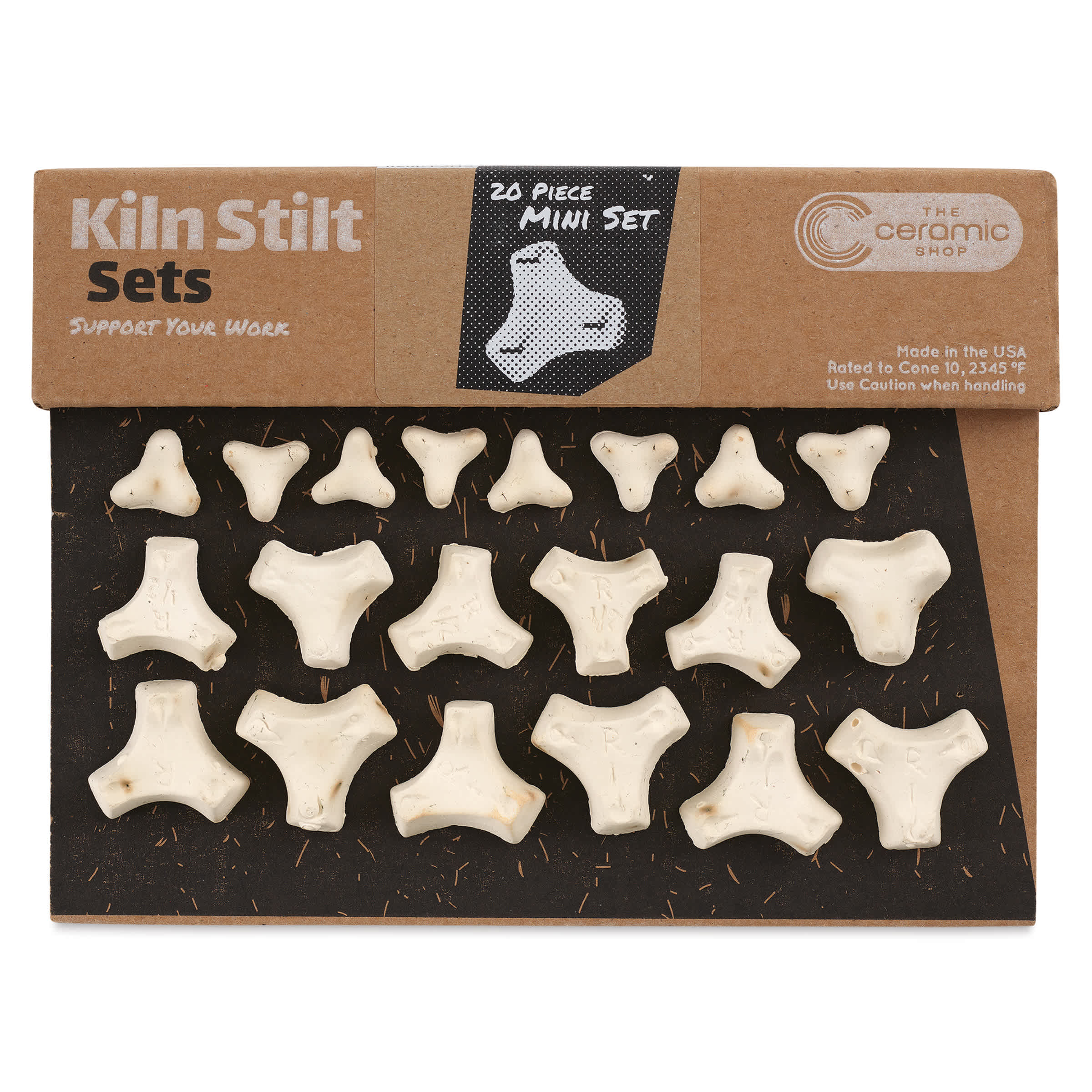The Ceramic Shop Kiln Stilt A Series Mini Set