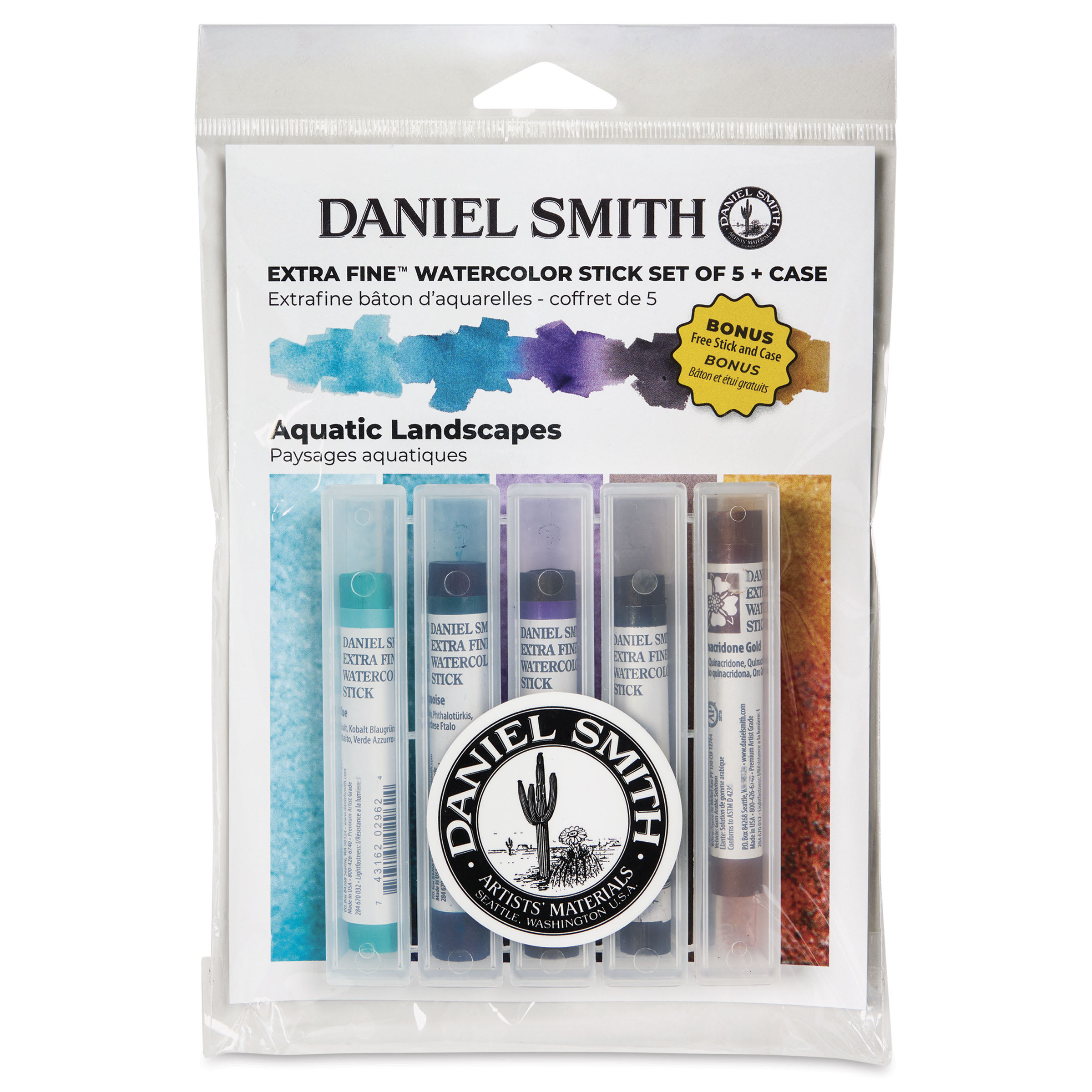 Daniel Smith Watercolor Sticks - Aquatic Landscapes, Set of 5