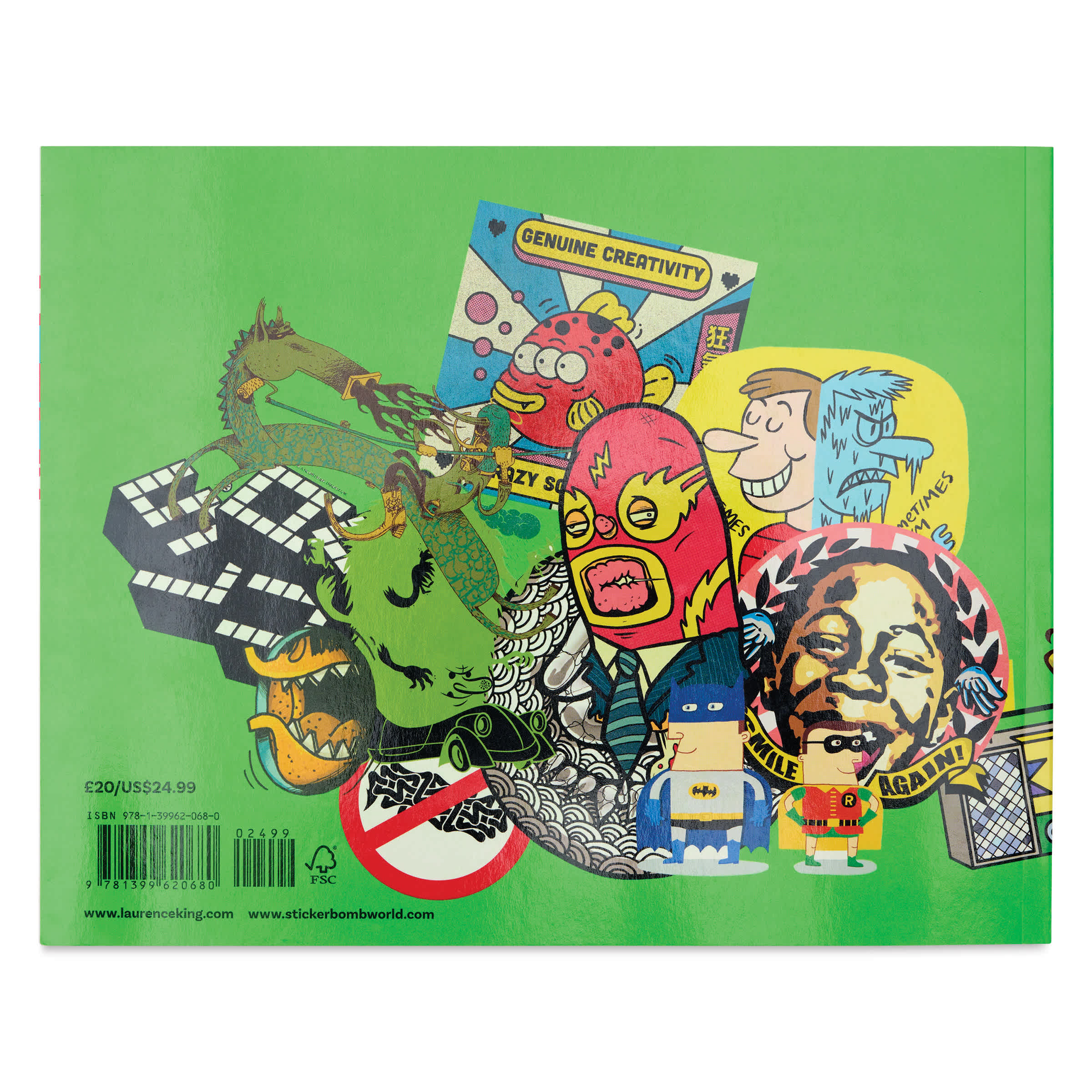 新品 洋書 DB Burkeman Stickers Vol. 2 Art