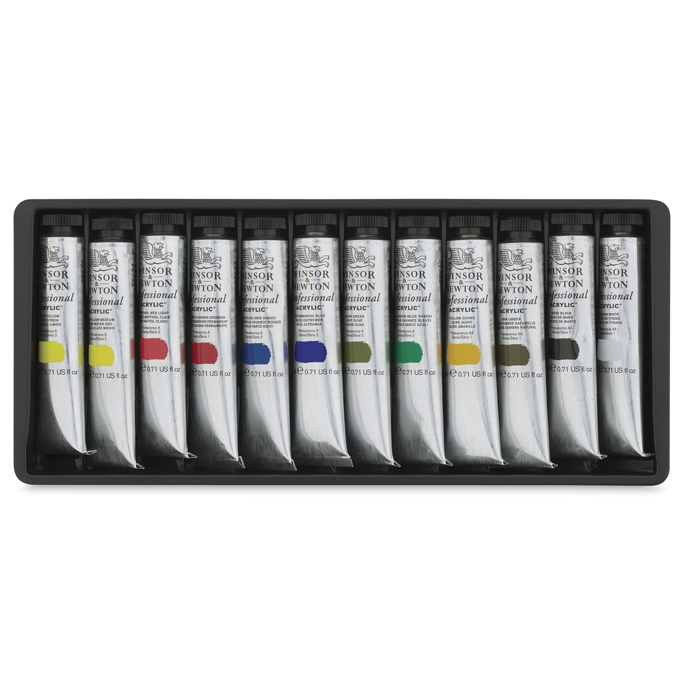 Winsor & Newton Professional Acrylics - Starter Set, Set of 12
