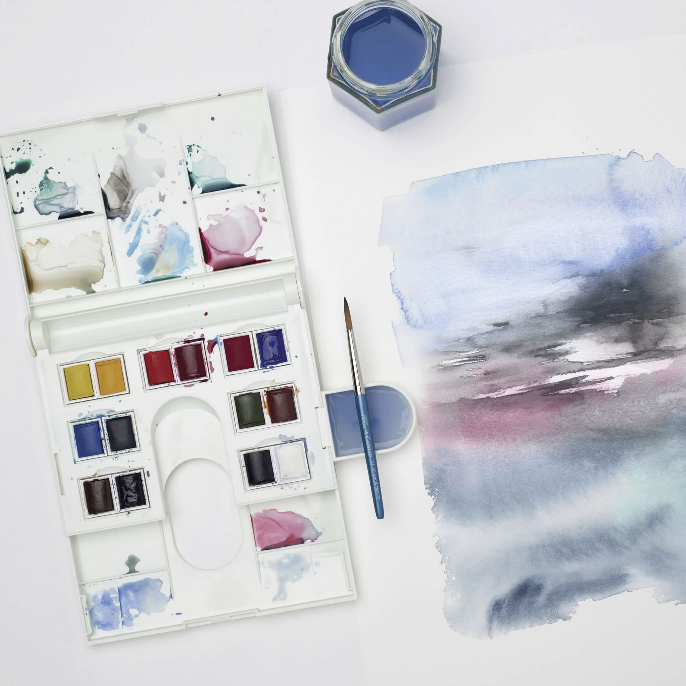 Winsor & Newton Cotman Water Colours - 1/2 Pans, Field Box - View #6