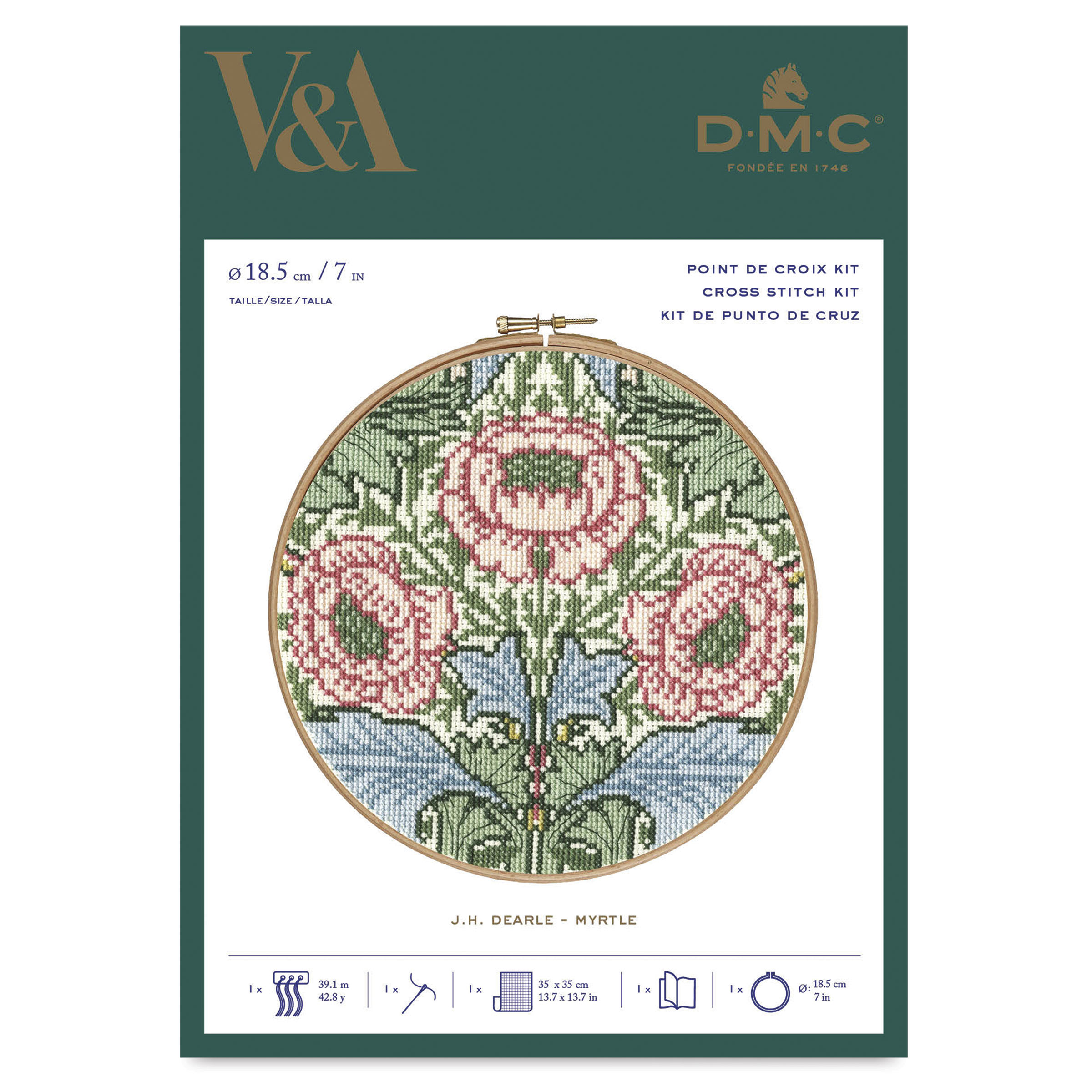 DMC The Museum Collection Cross Stitch Kit | BLICK Art Materials