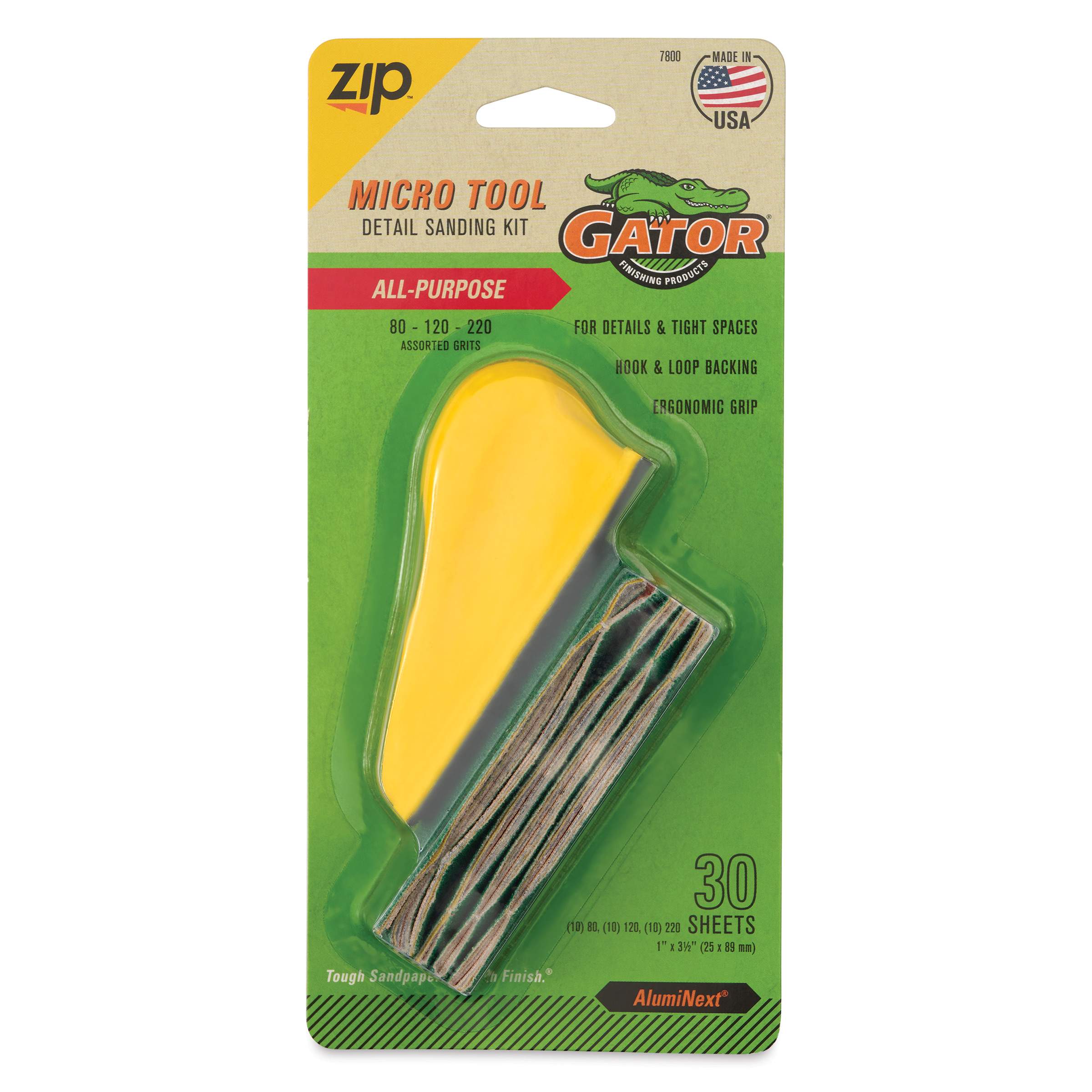 Gator Zip Micro Tool Detail Sanding Kit