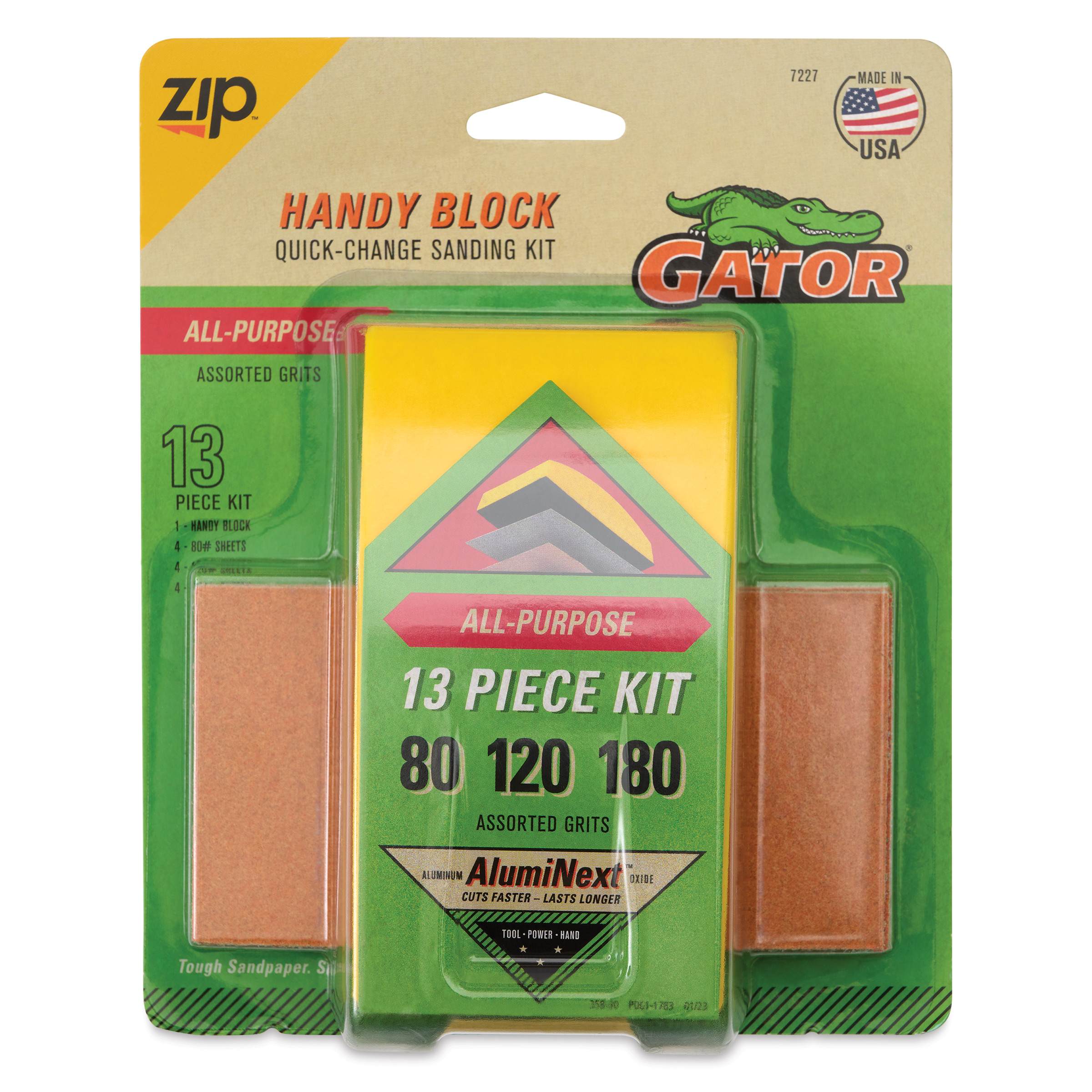Gator Zip Handy Block Quick-Change Sanding Kit