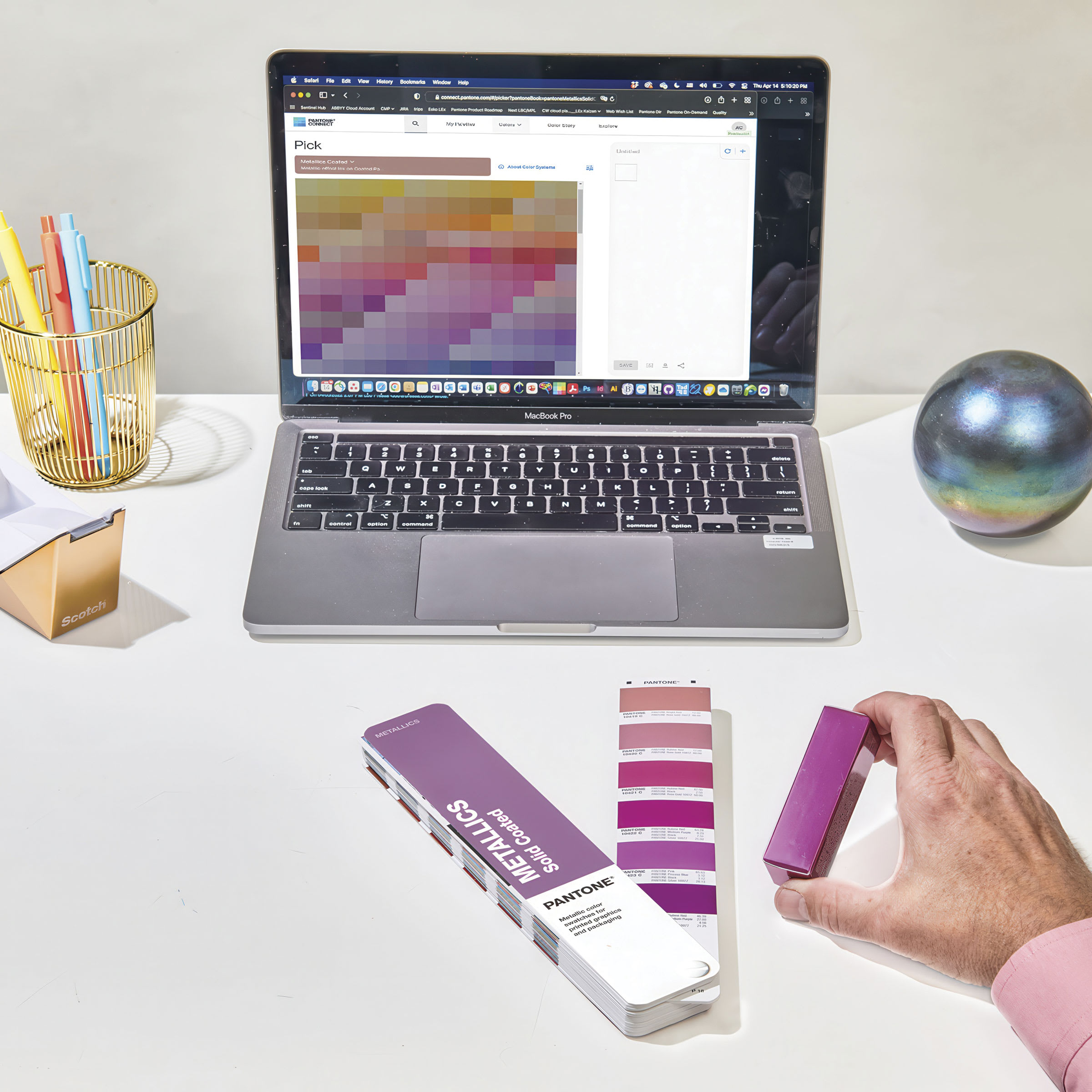 Pantone Metallics Coated Color Guide - 655 Colors | BLICK Art