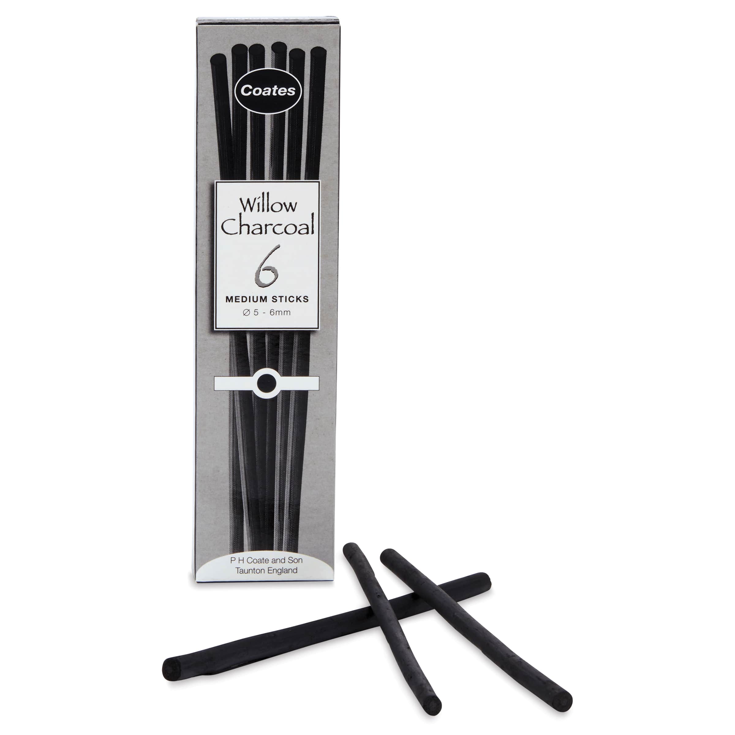 Coates Premium Artist's Willow Charcoal 