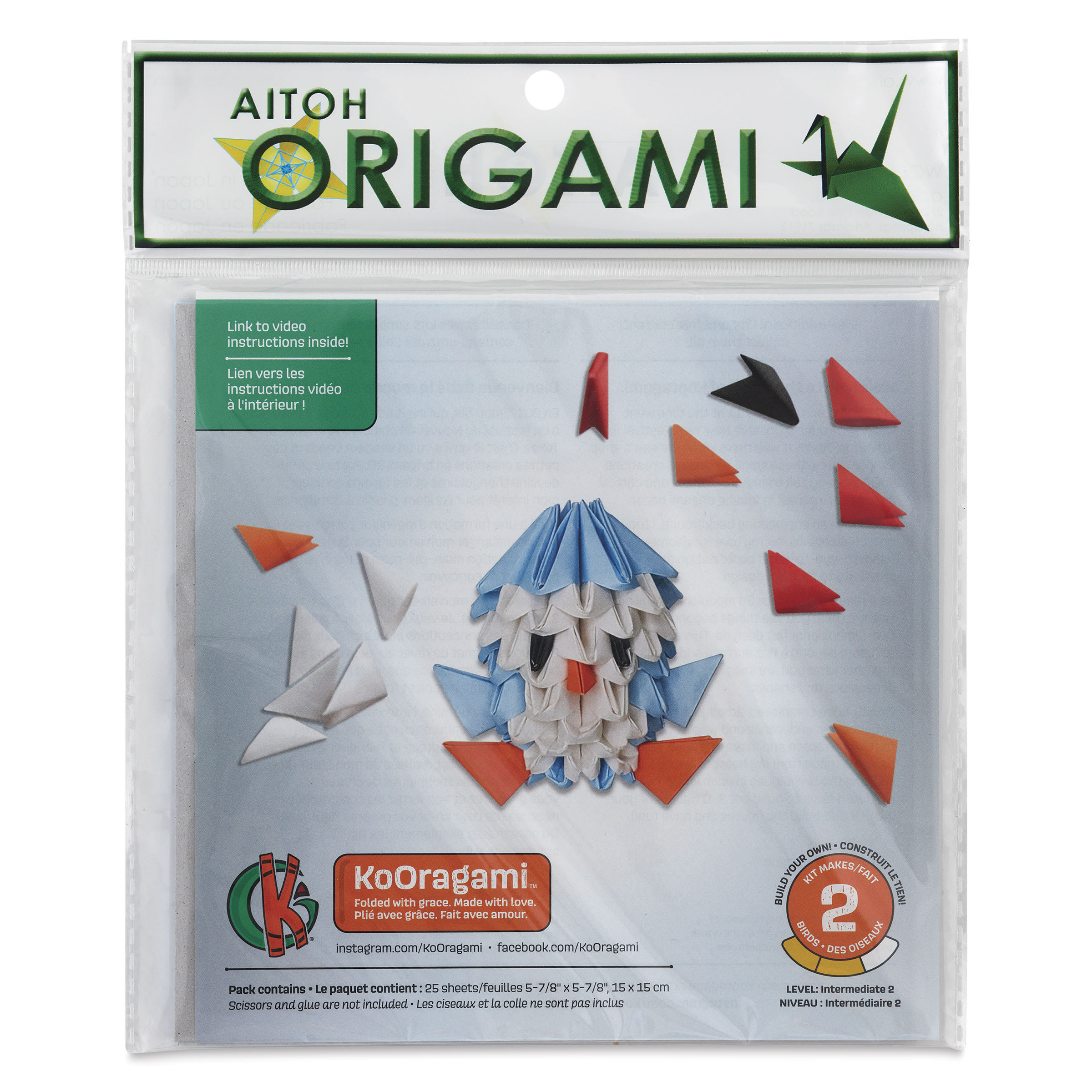 Aitoh Koorigami 3D Origami Kits | BLICK Art Materials
