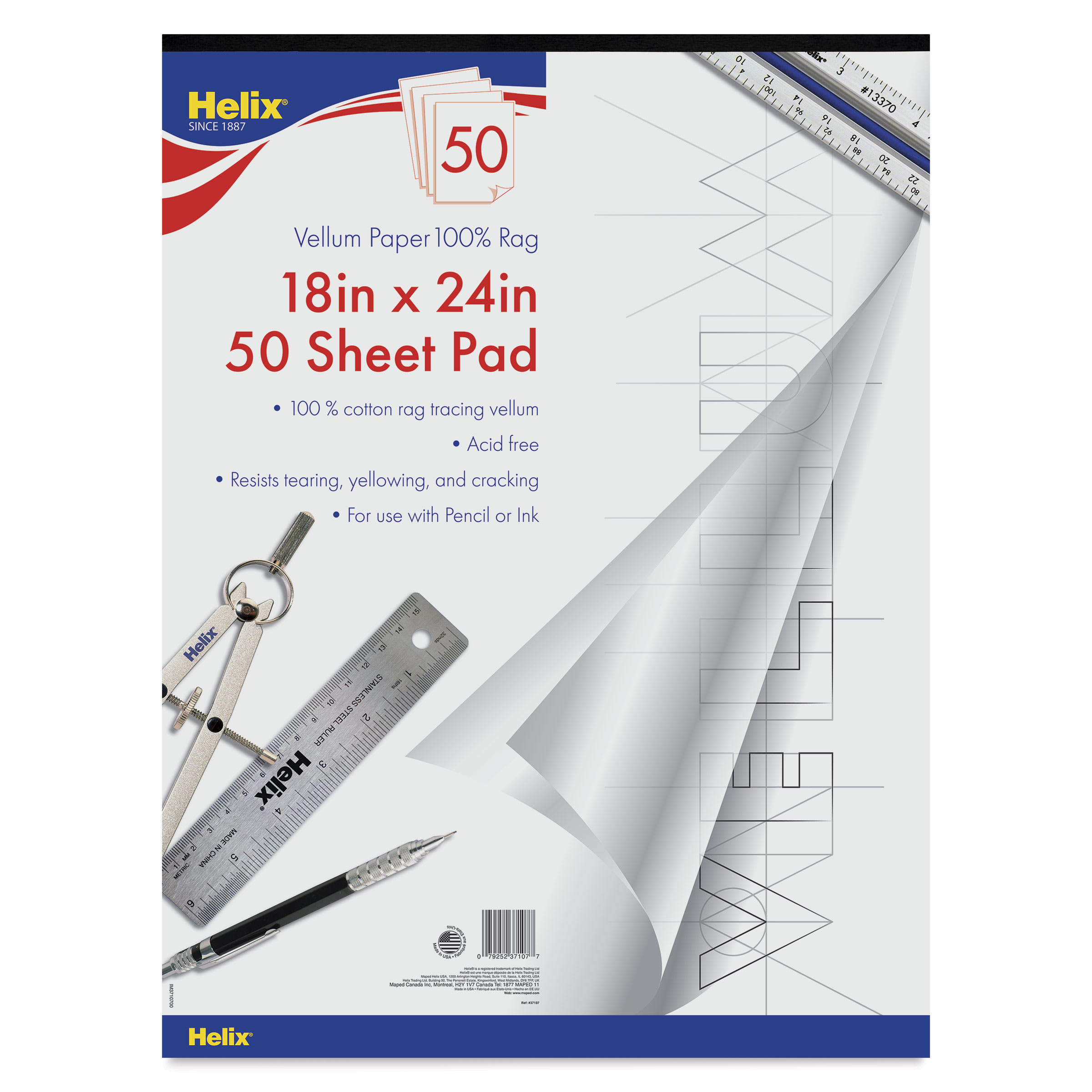 Helix Vellum Paper Pads