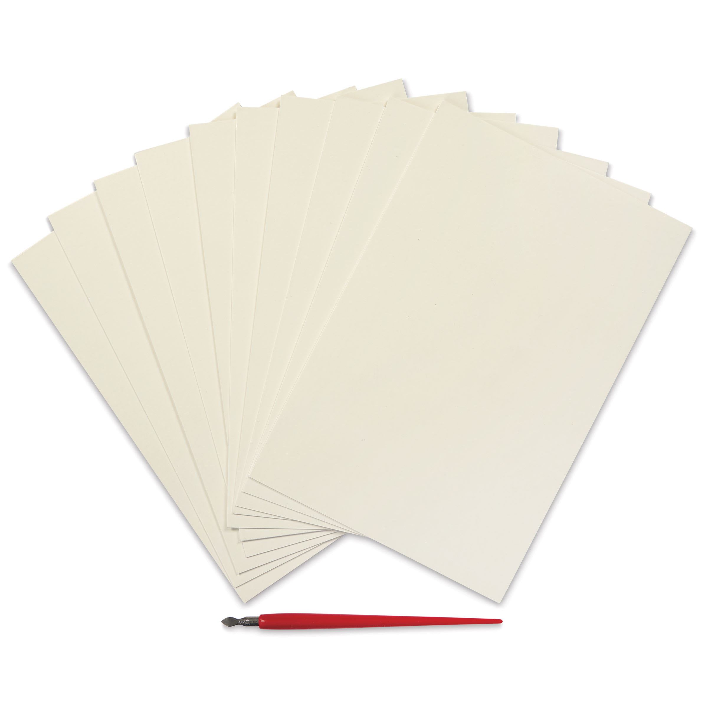 Essdee White Un-Inked Scraperboard
