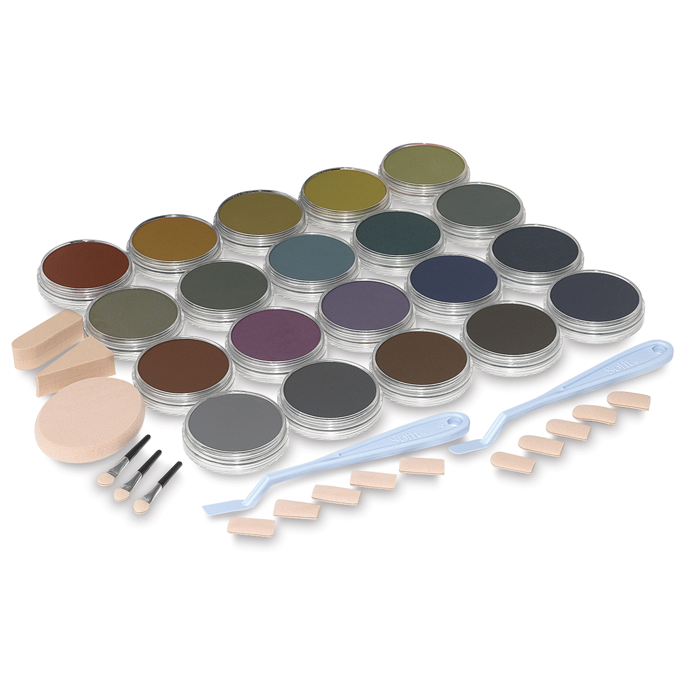 PanPastel Artists’ Painting Pastels Set - Extra Dark Shades, Set of 20