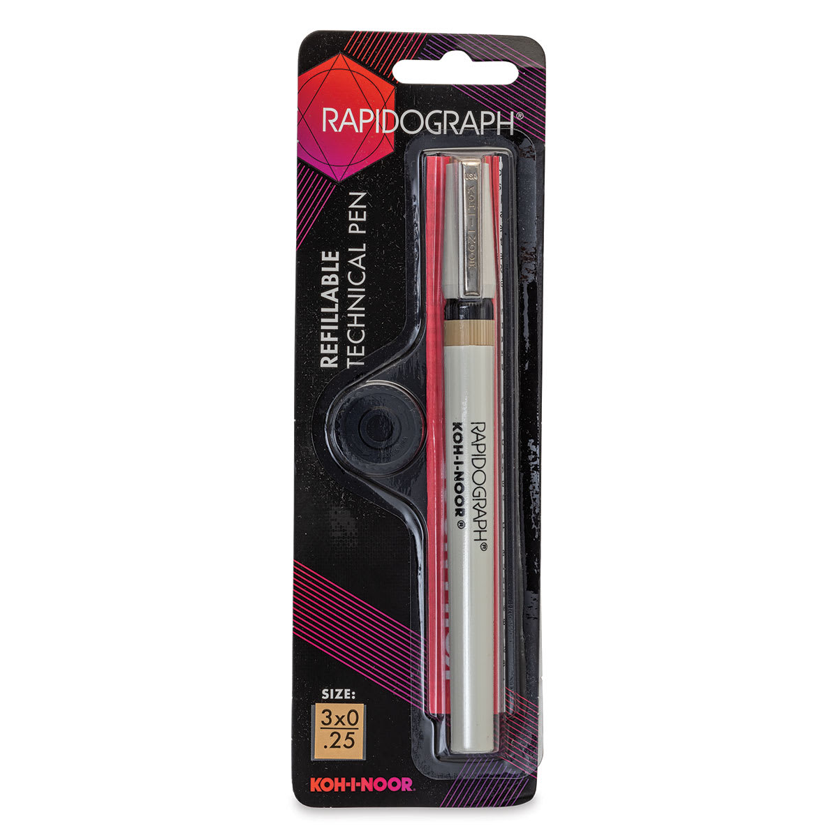 Koh-I-Noor Rapidograph Pen - 3x0, 0.25 mm Tip | BLICK Art Materials