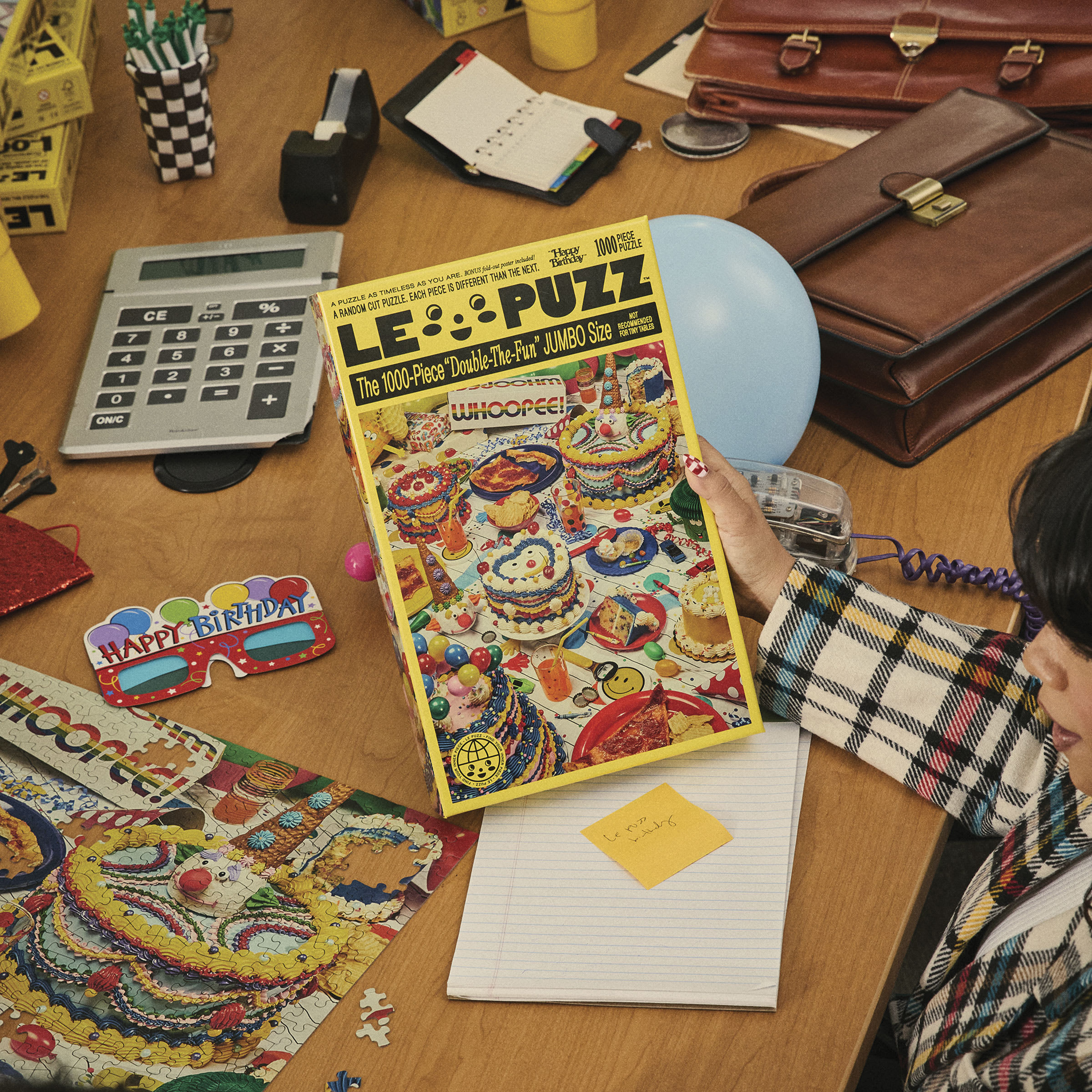 Le Puzz Happy Birthday 1,000-Piece Puzzle - 24-1/8