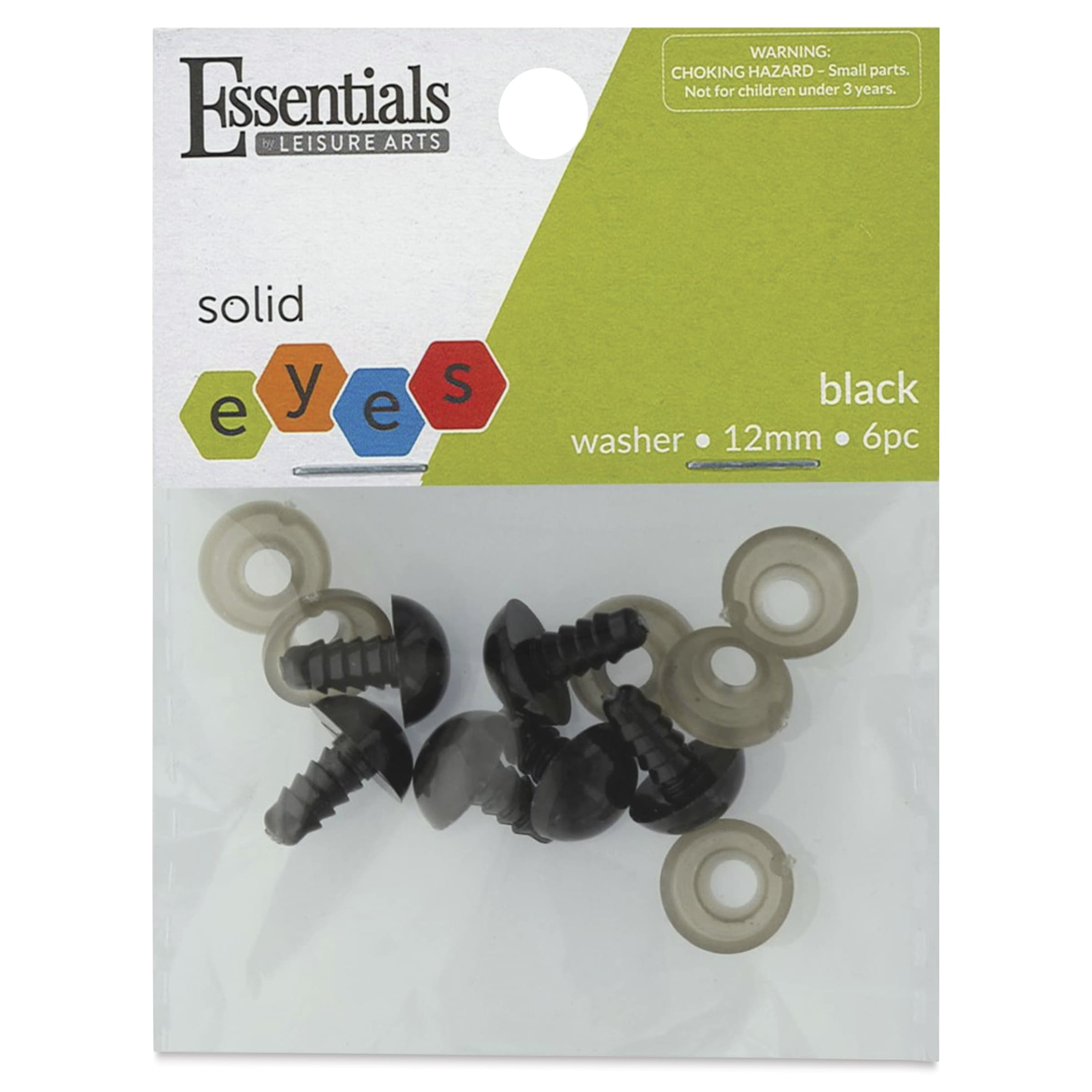 Essentials By Leisure Arts Craft Eyes with Washers