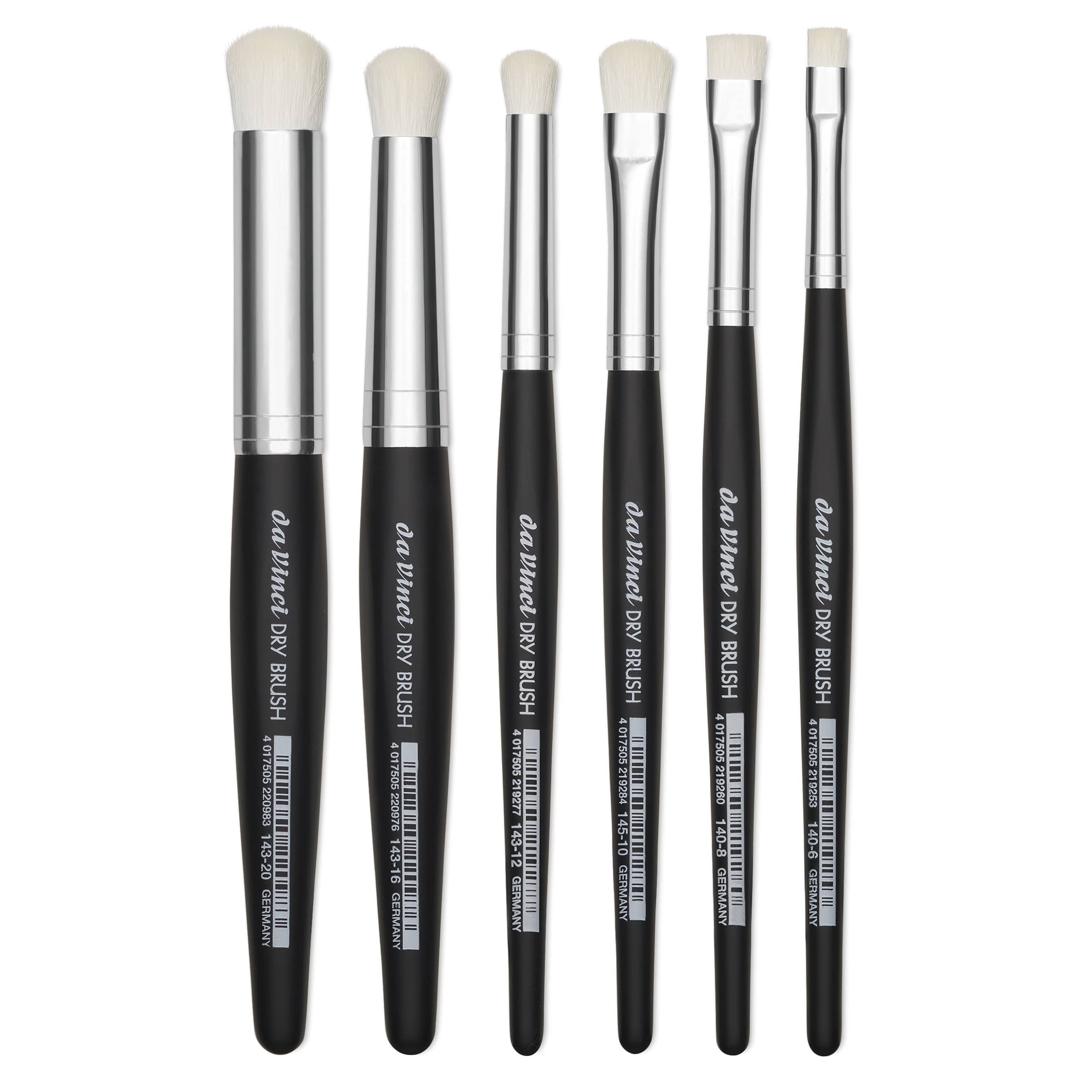 Da Vinci Synthetic Dry Brushes and Set