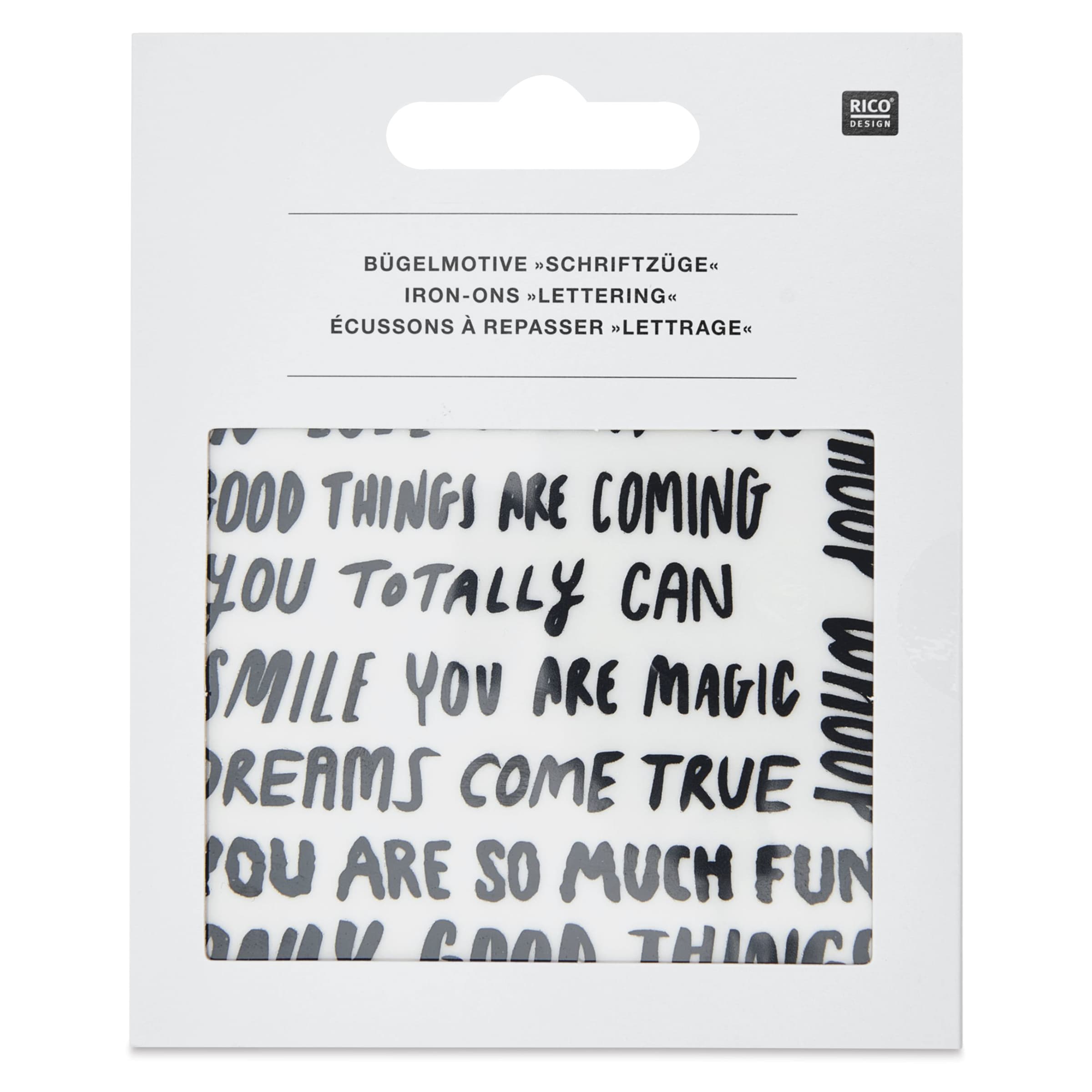 Rico Design Iron-On Lettering Patch