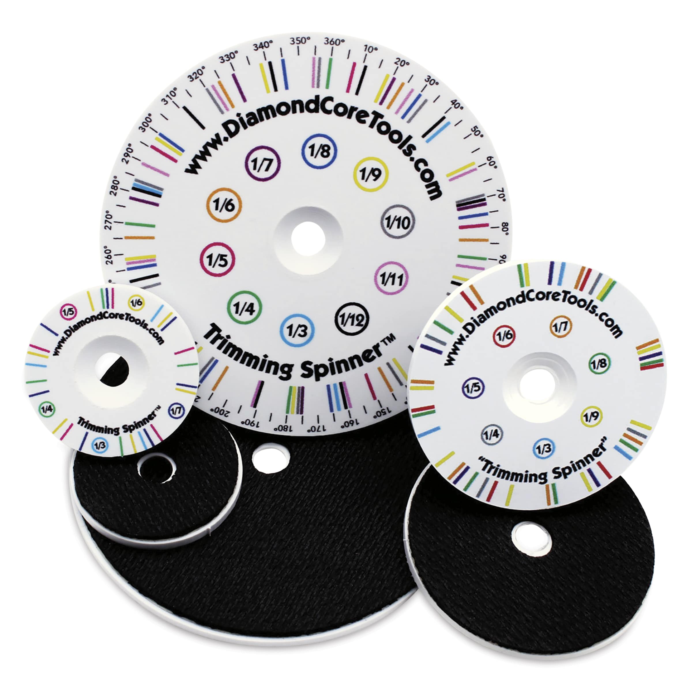 DiamondCore Pottery Trimming Spinners - Set of 3