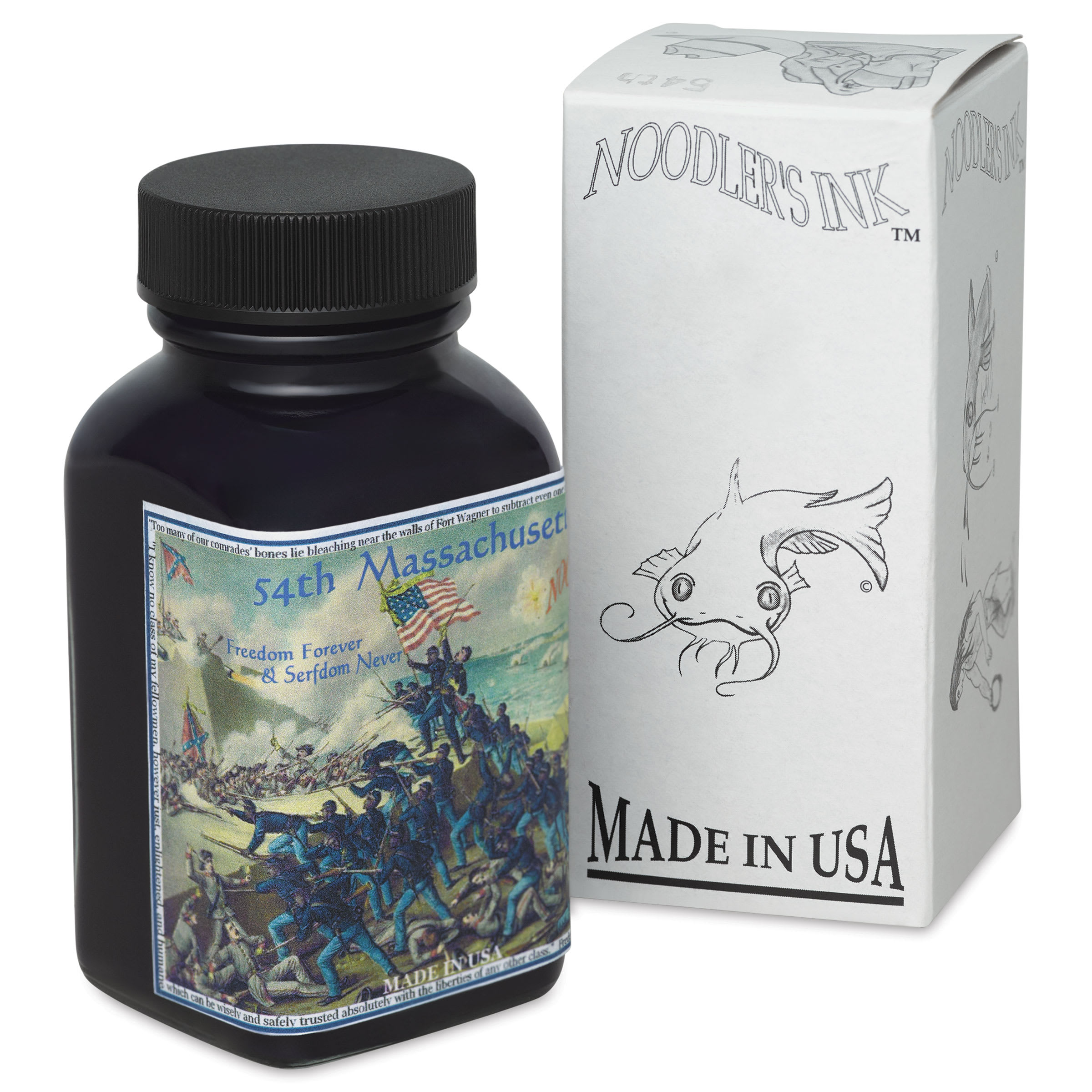 Fountain Pen Ink Review Noodler's Ink 54th Massachusetts