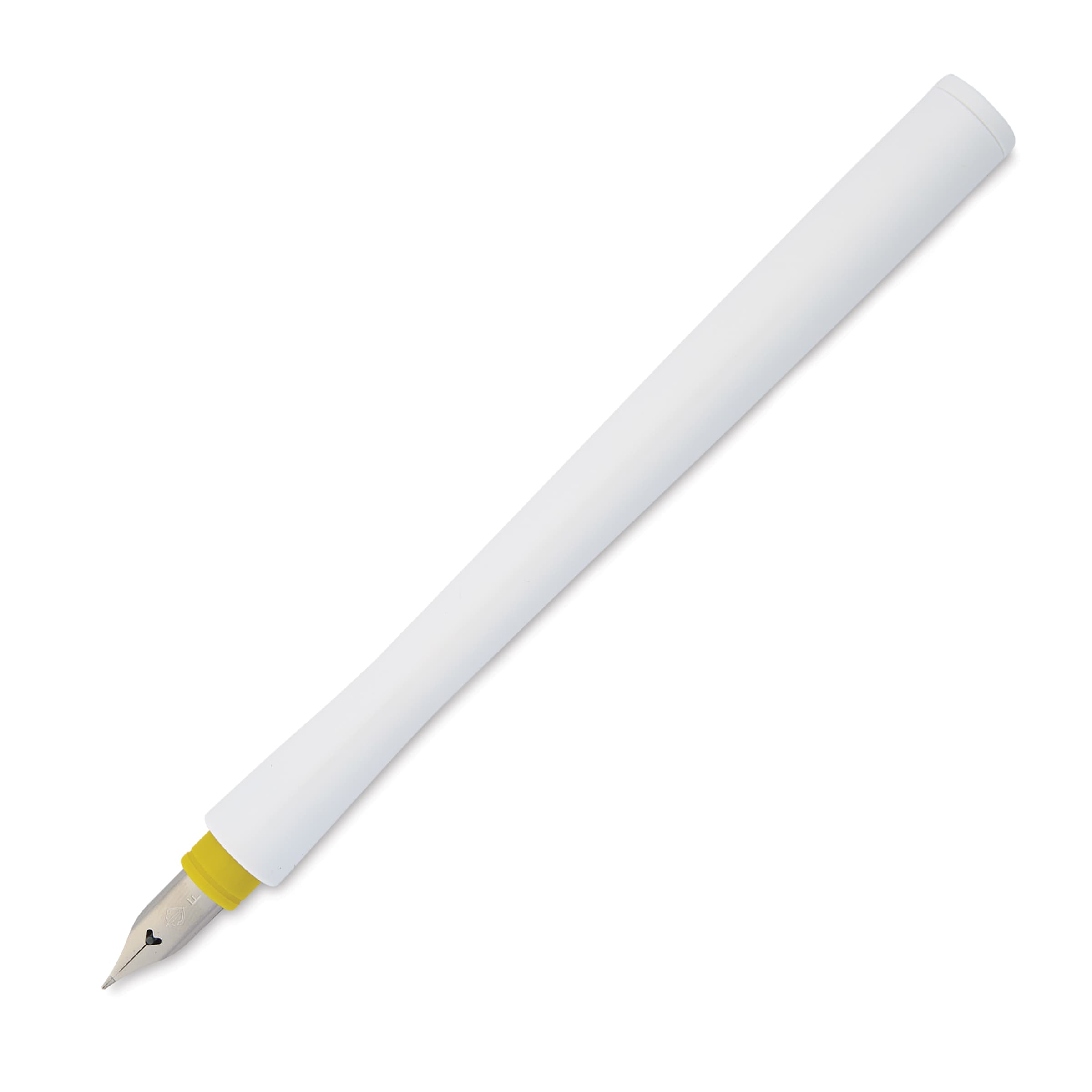Sailor Hocoro Dip Pen - White, Fude Nib, cap off