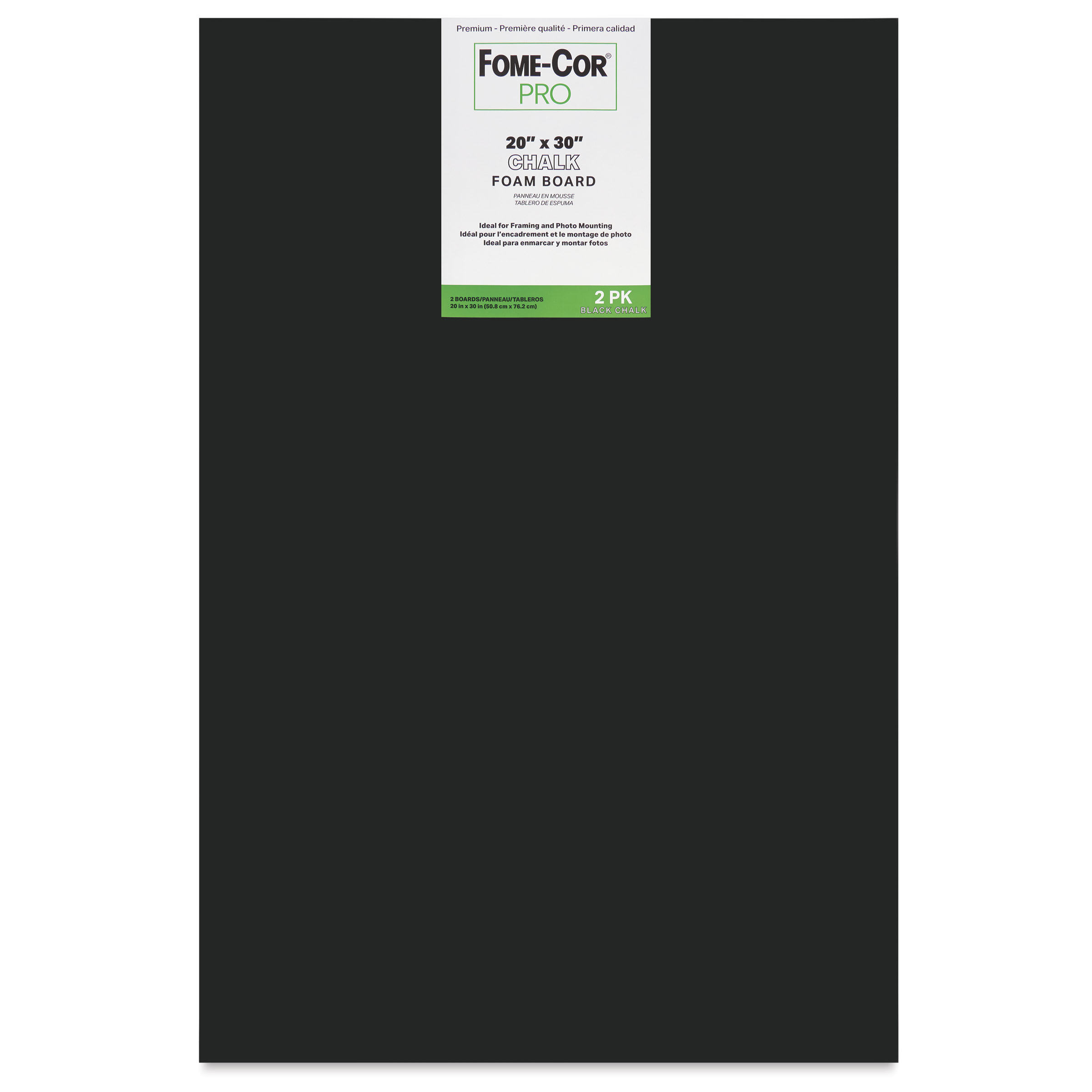 Fome-Cor Pro Black Chalk Foam Boards