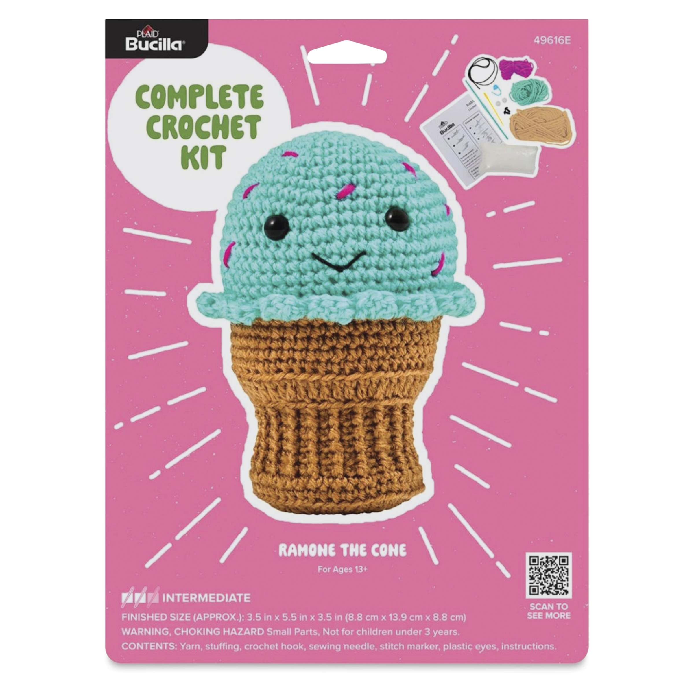 Bucilla Acrylic Yarn Amigurumi Crochet Kits