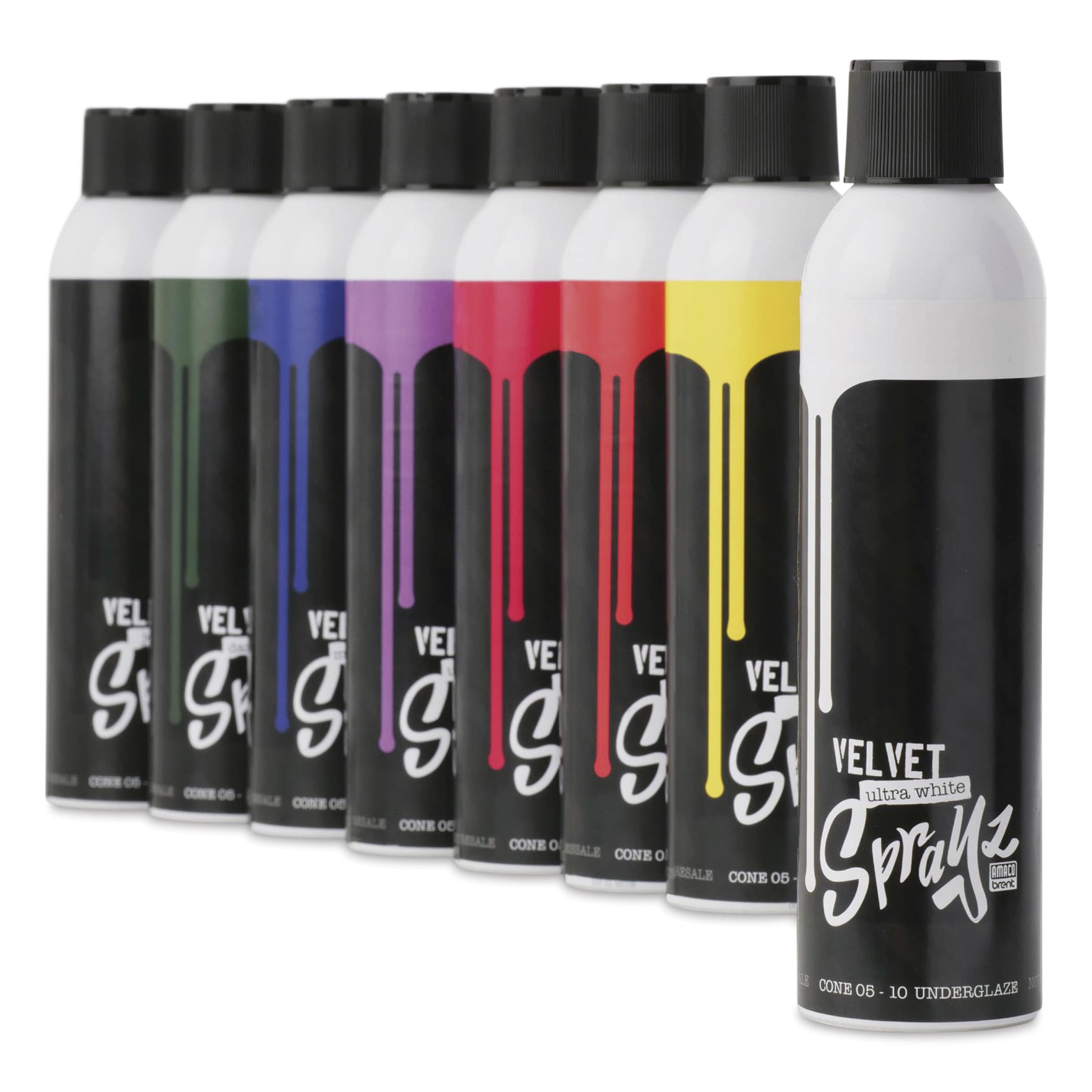 Amaco Velvet Sprayz Underglazes