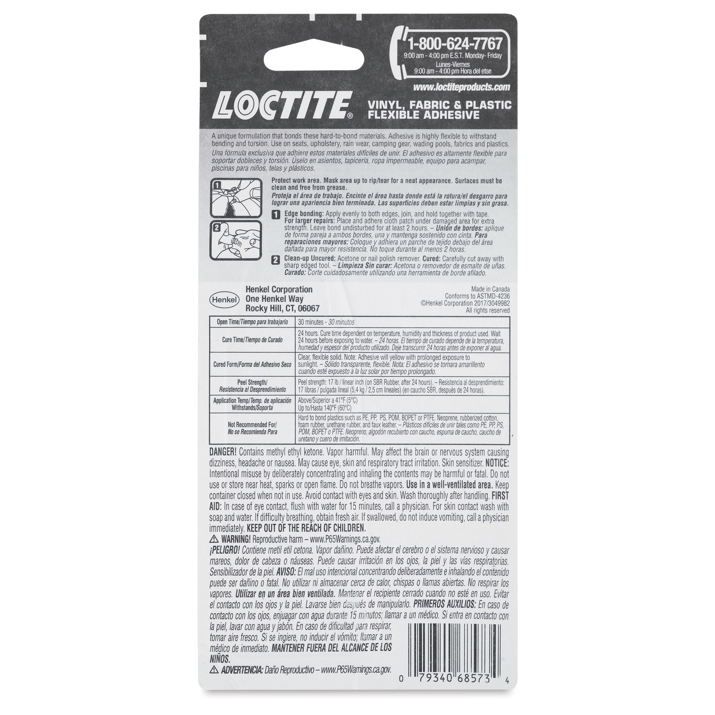 Loctite Vinyl, Fabric & Plastic Flexible Adhesive - 1 oz | BLICK