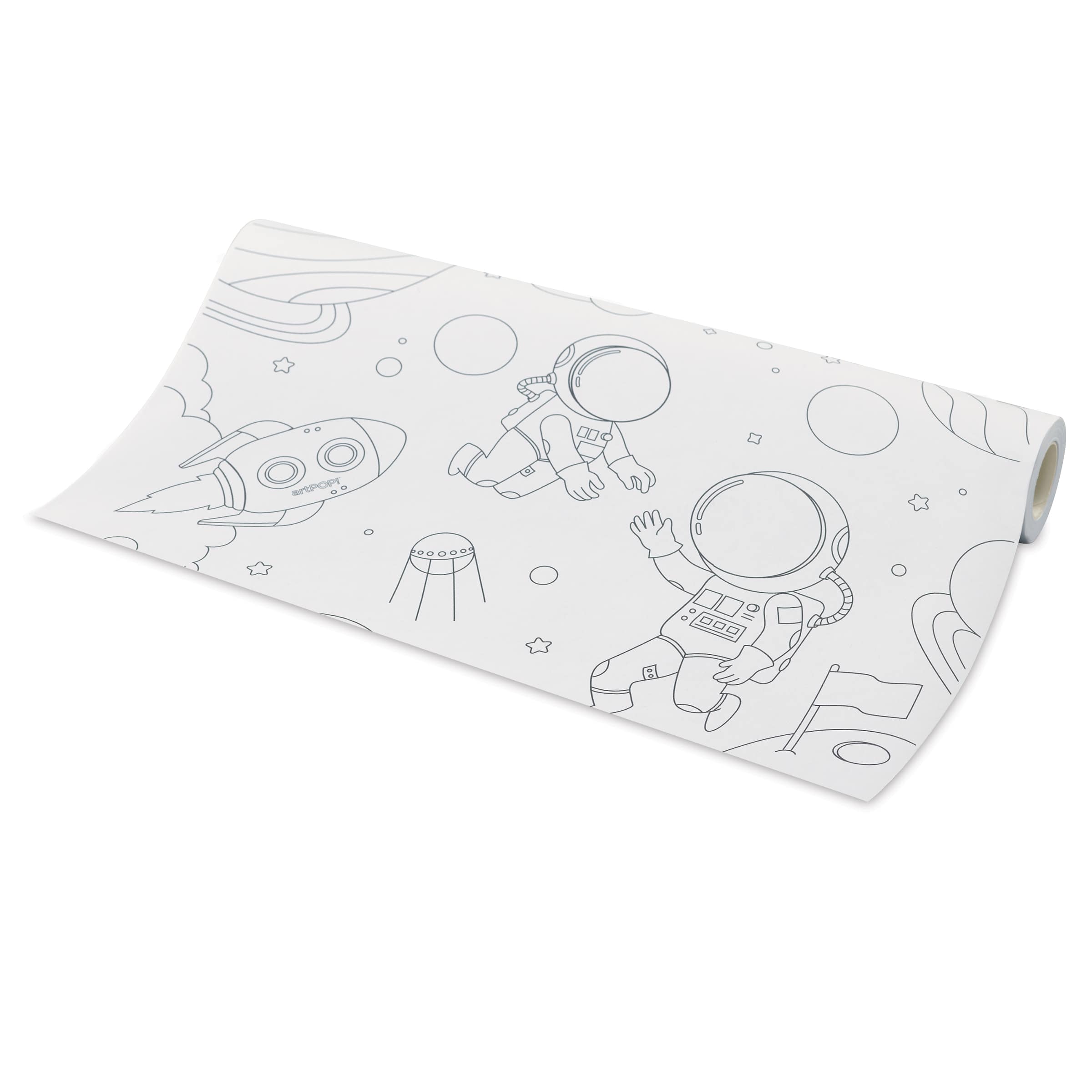 artPOP! Kids Illustrated Coloring Paper Roll