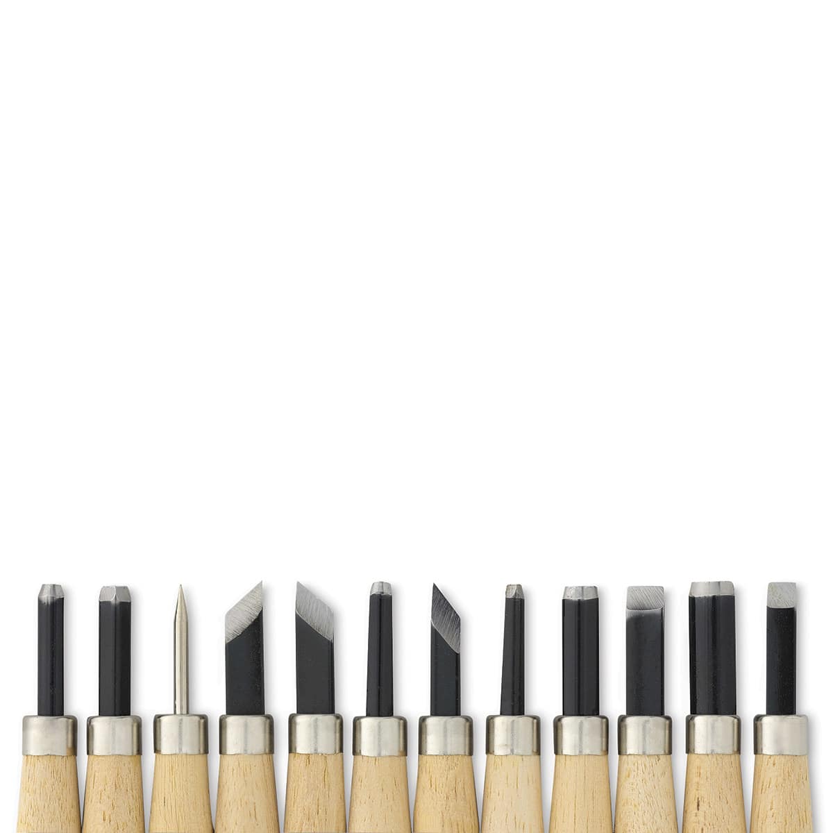 Yasutomo Niji Woodcarving Knives - Set of 12 | BLICK Art Materials