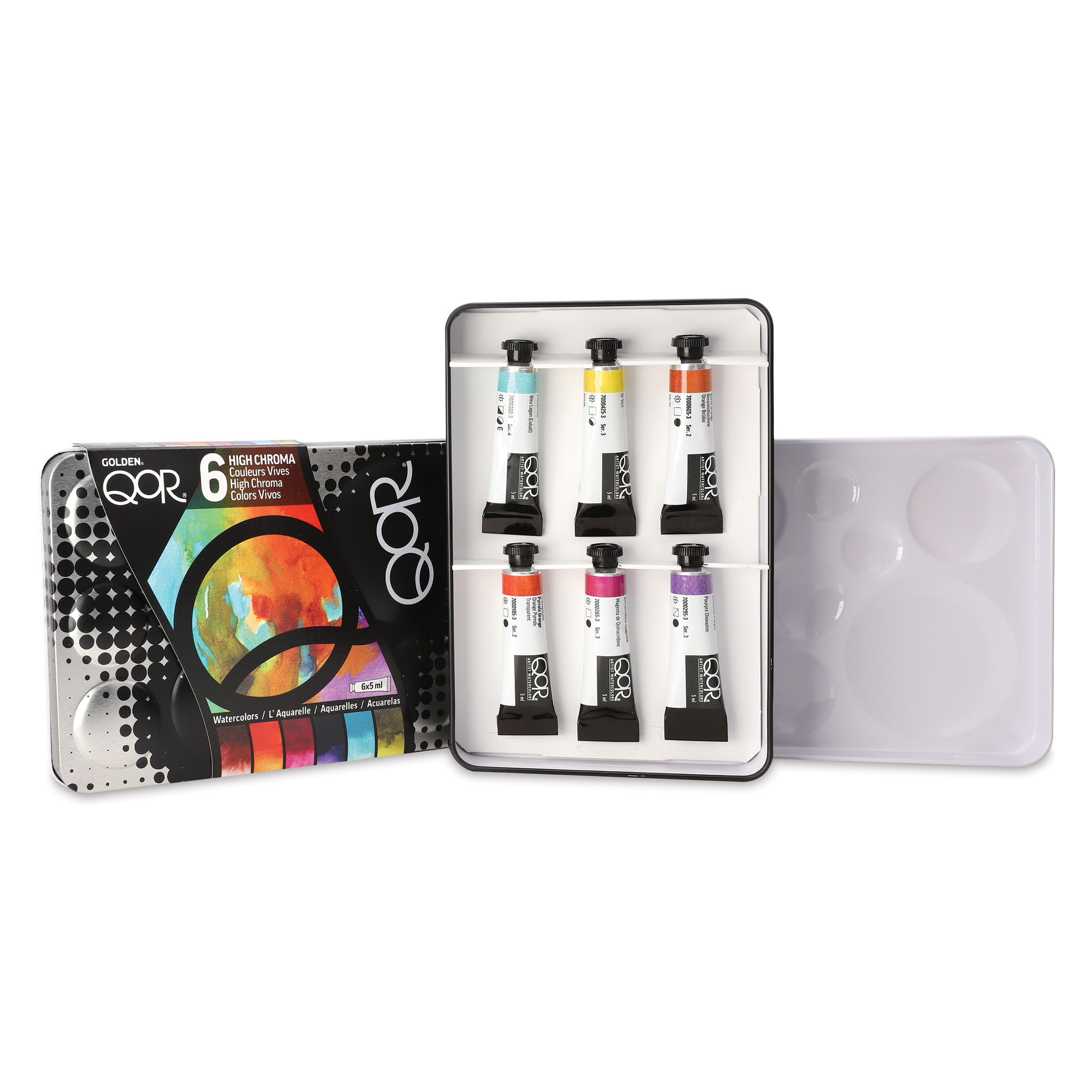 QoR Watercolor Set - High Chroma Set of 6 Tubes