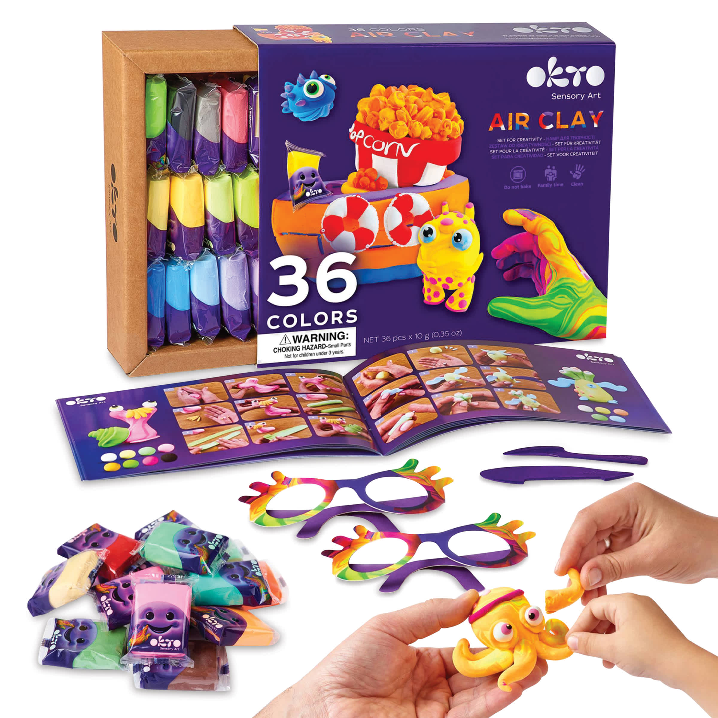 Okto Sensory Art Air Clay Creativity Kits