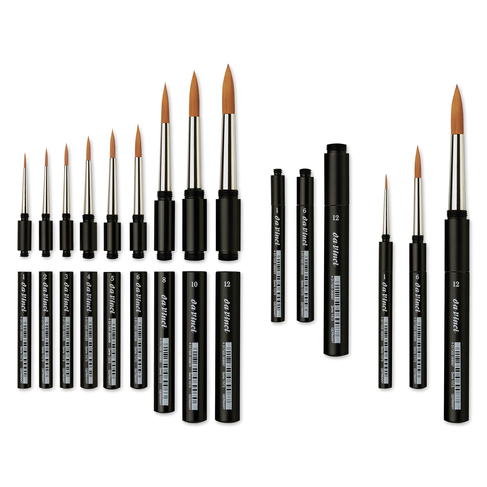 Da Vinci Cosmotop Spin Travel Brushes and Sets