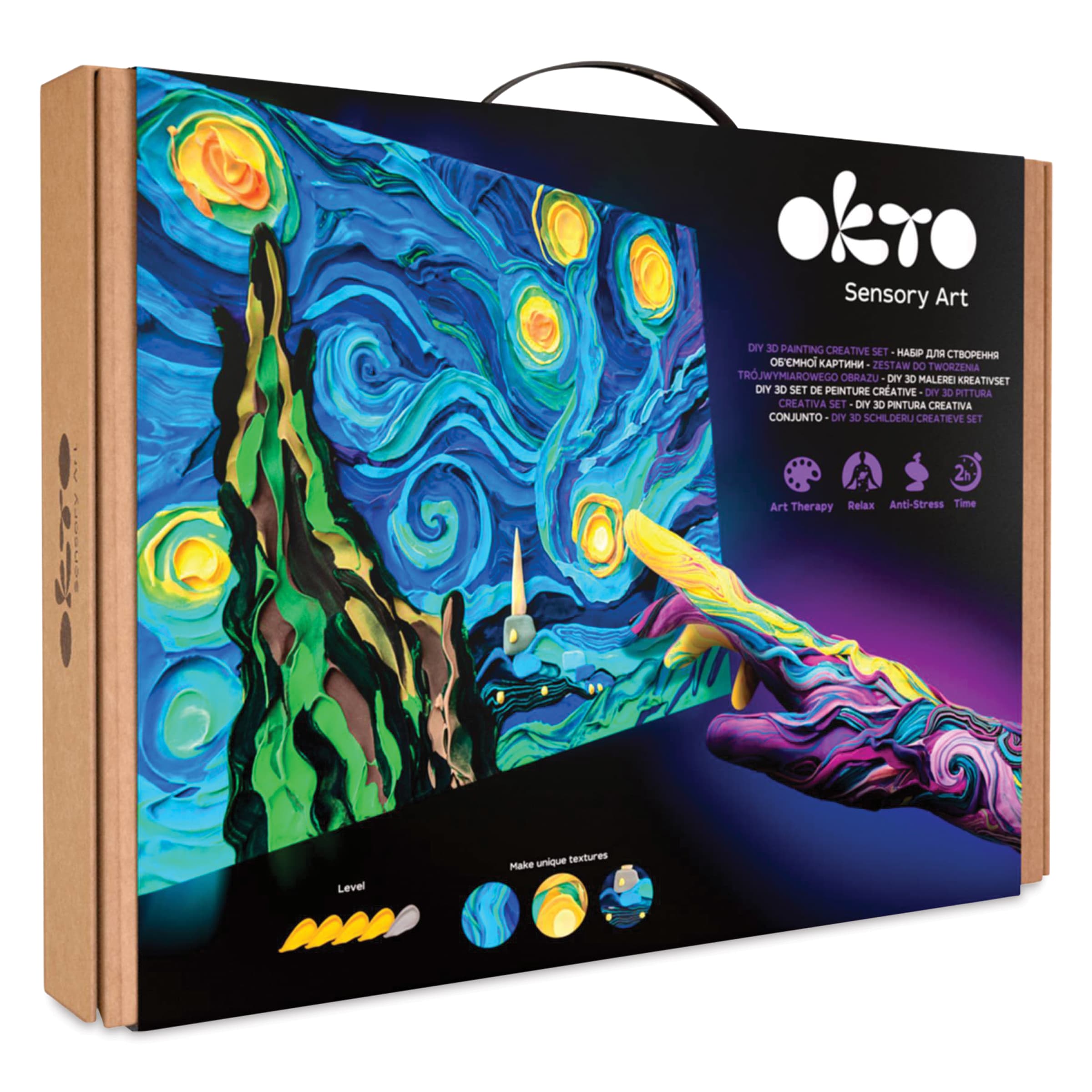 Okto Sensory Art DIY 3D Clay Painting Kits