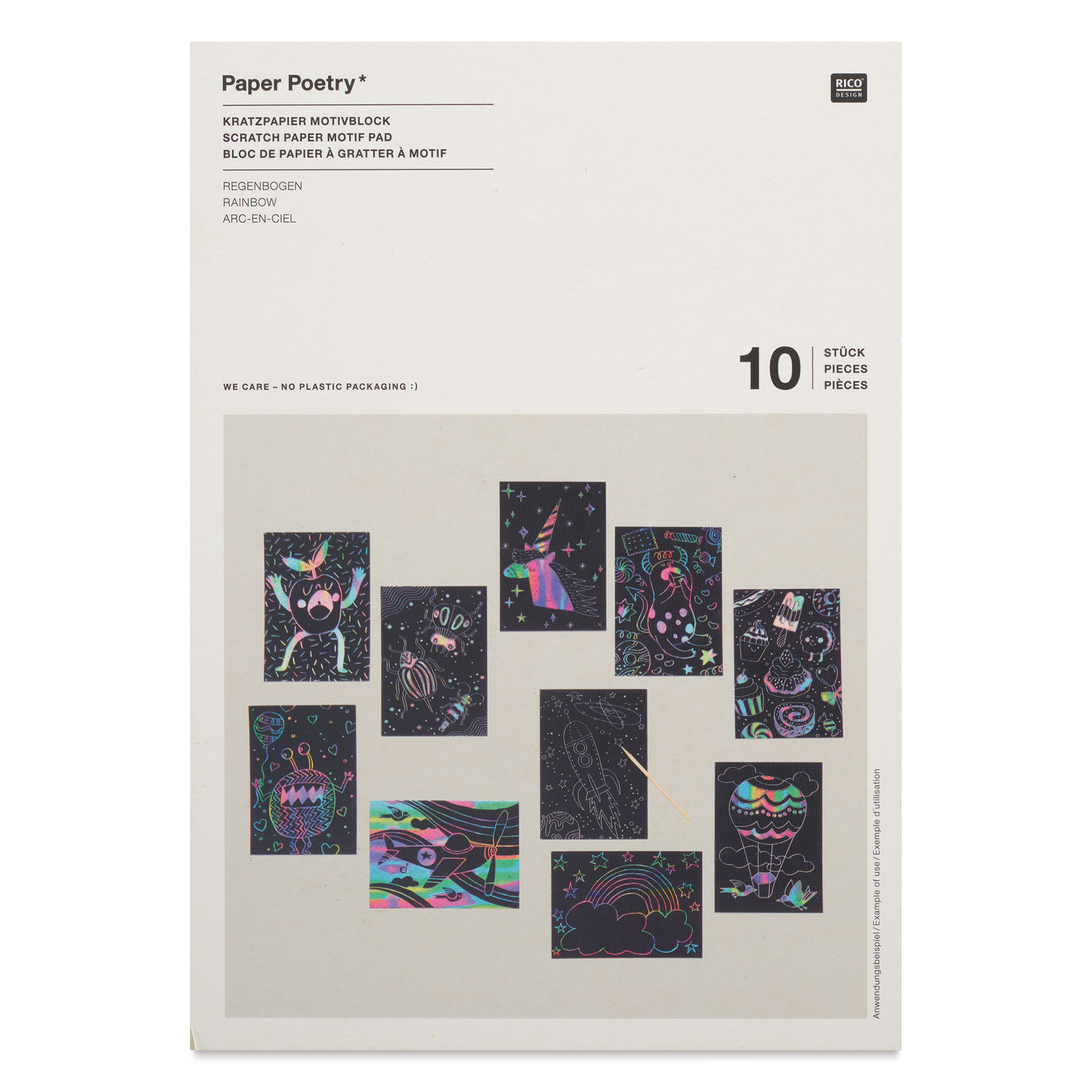 Rico Design Paper Poetry Scratch Paper Pads