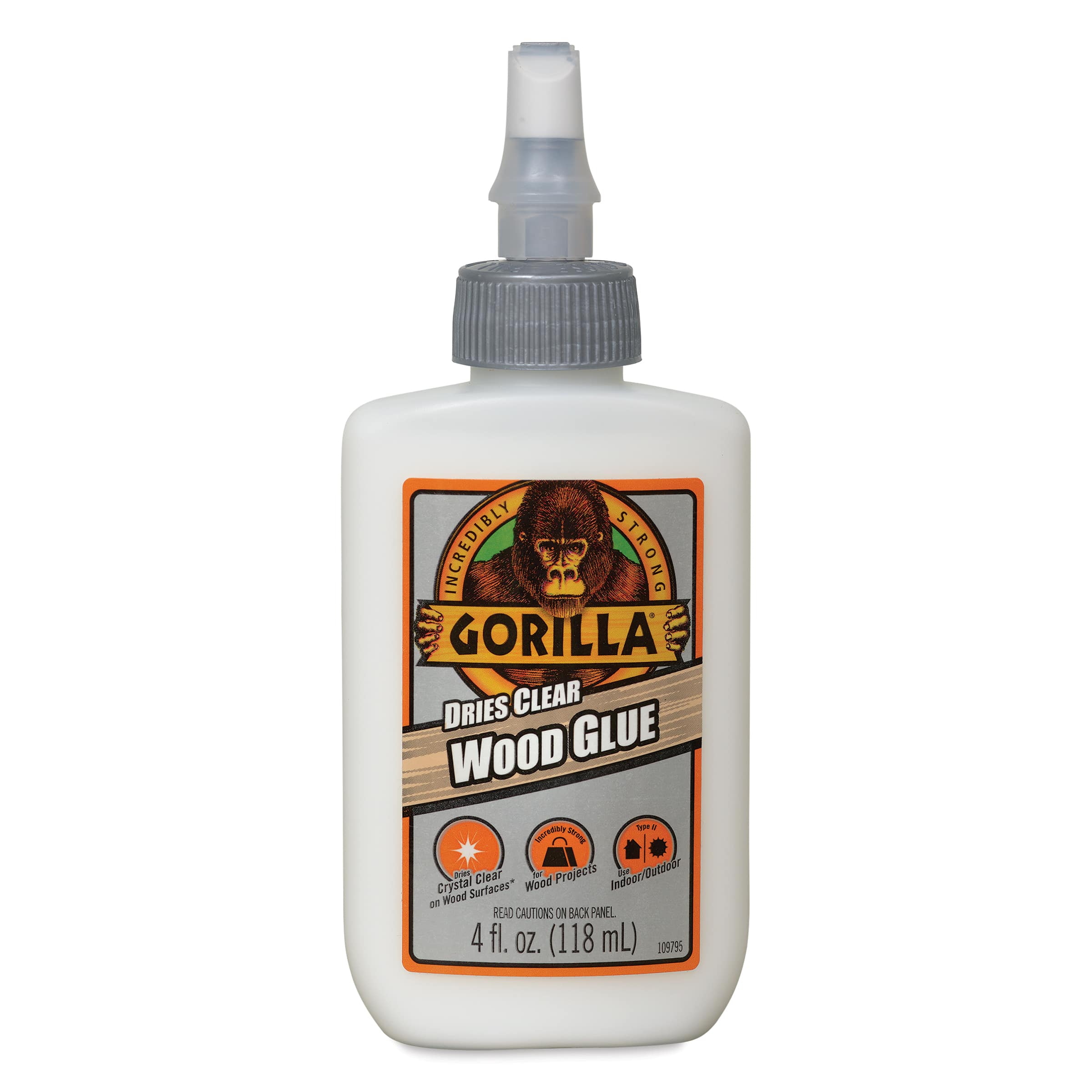 Gorilla Dries Clear Wood Glue