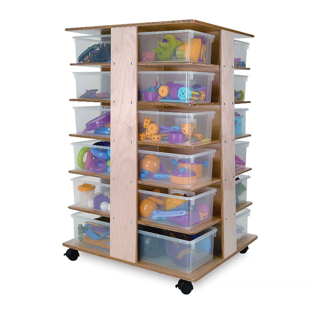 Whitney Brothers 24-Cubby Tower