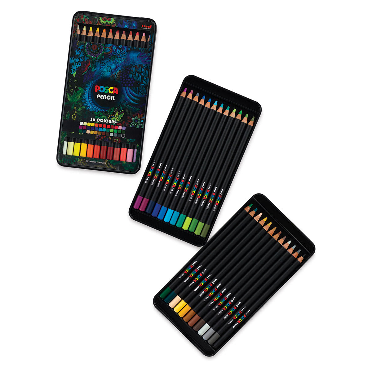 Posca Colored Pencils - Set of 36, Assorted Colors | BLICK Art