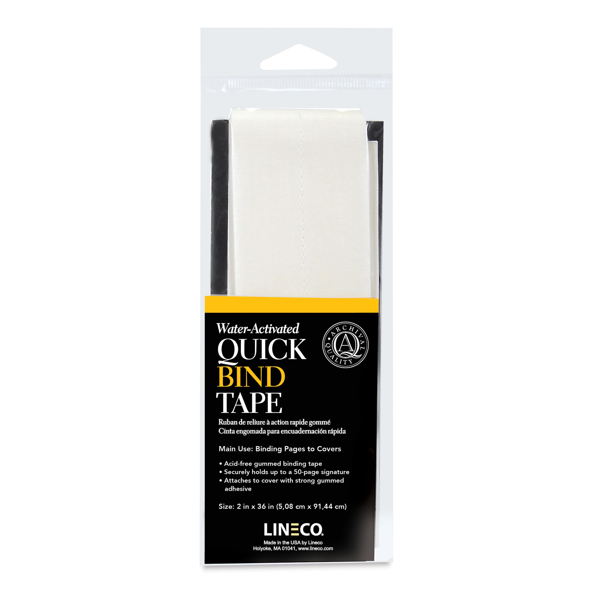 Lineco Water-Activated Quick Bind Tape
