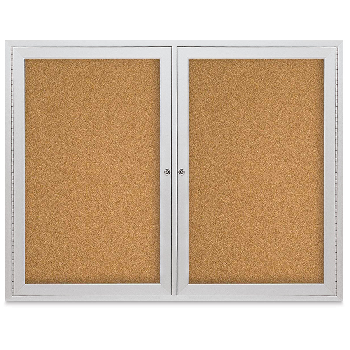 Enclosed Indoor/Outdoor Cork Bulletin Board